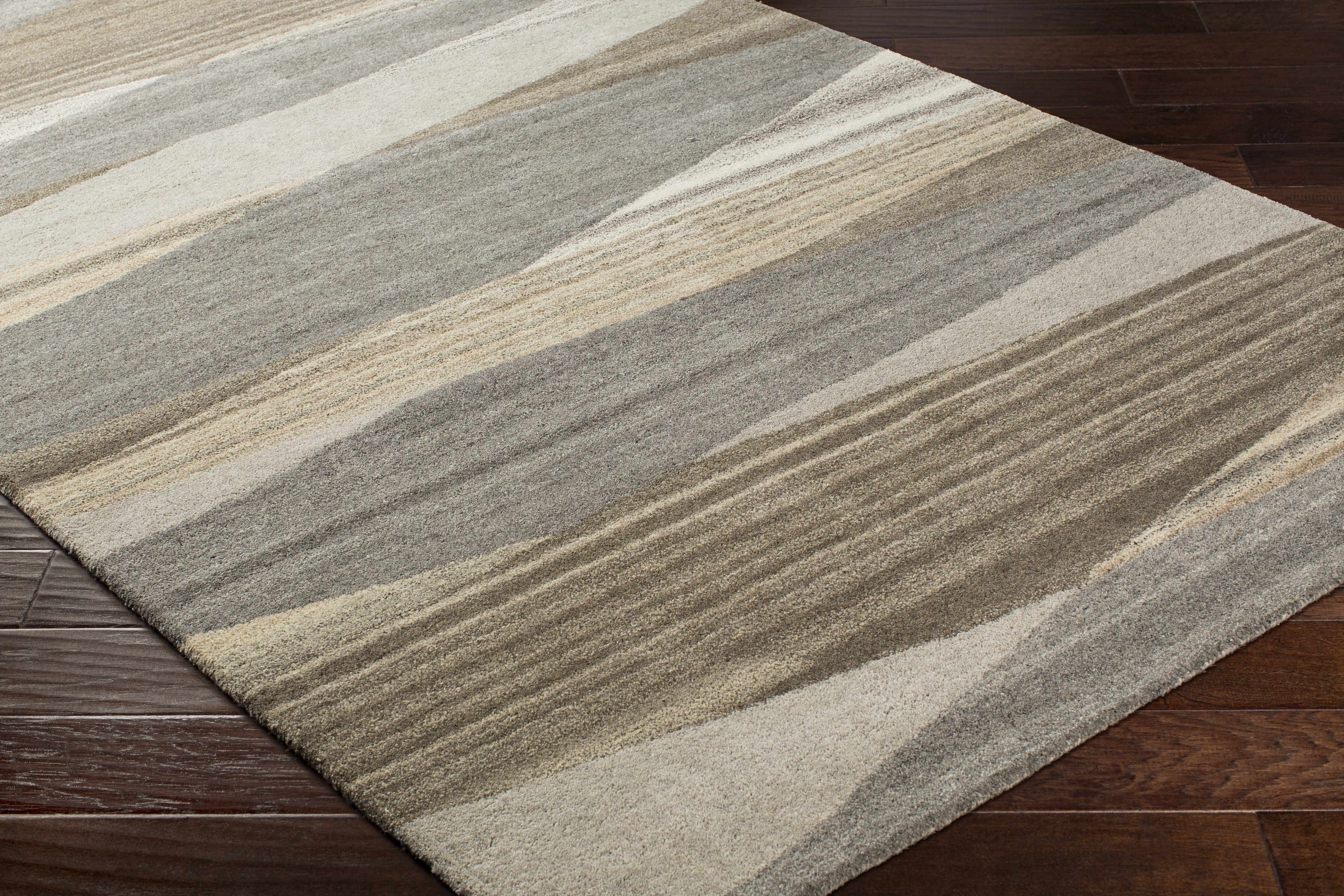 Forum Taupe Modern Wool Rug - Image 14