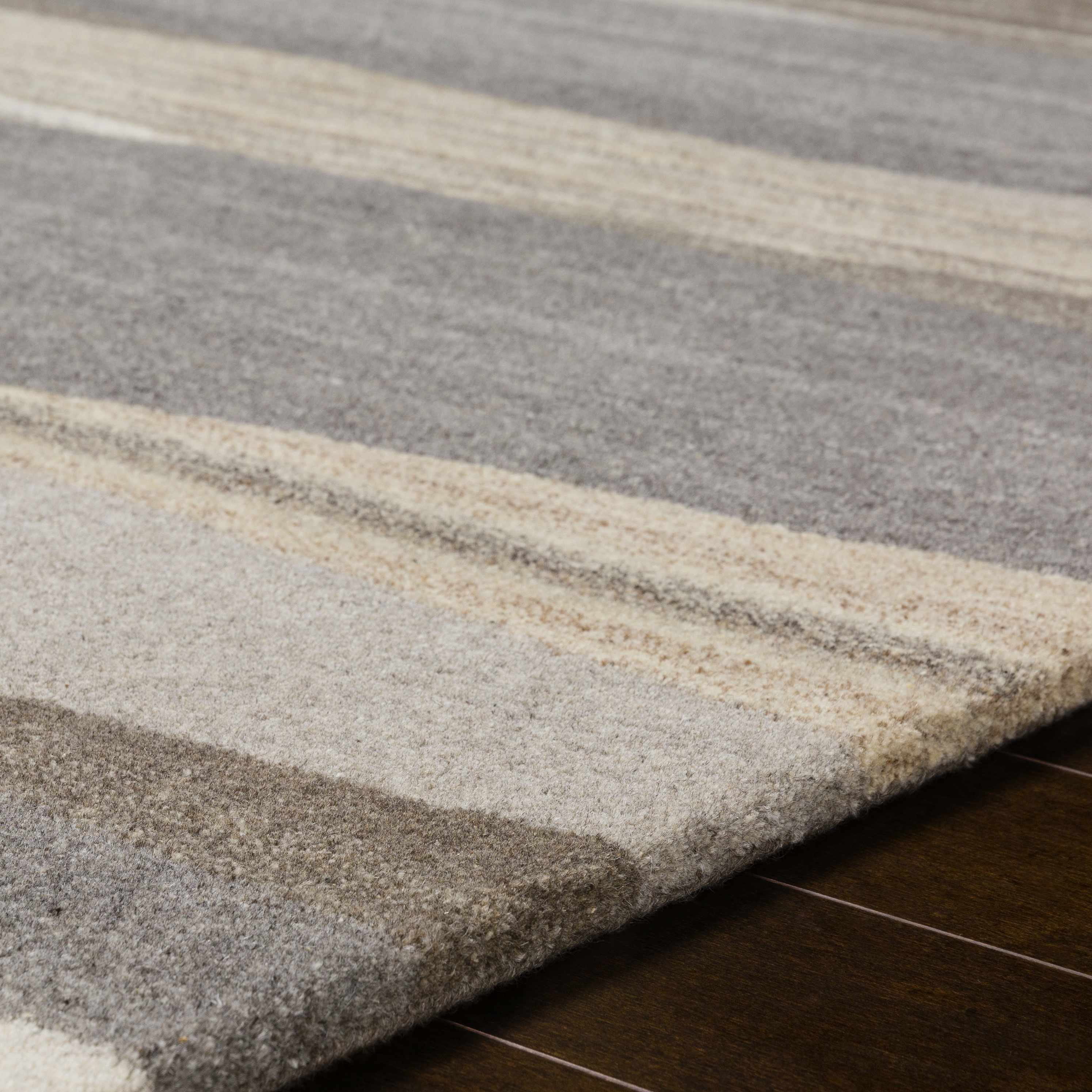 Forum Taupe Modern Wool Rug - Image 4