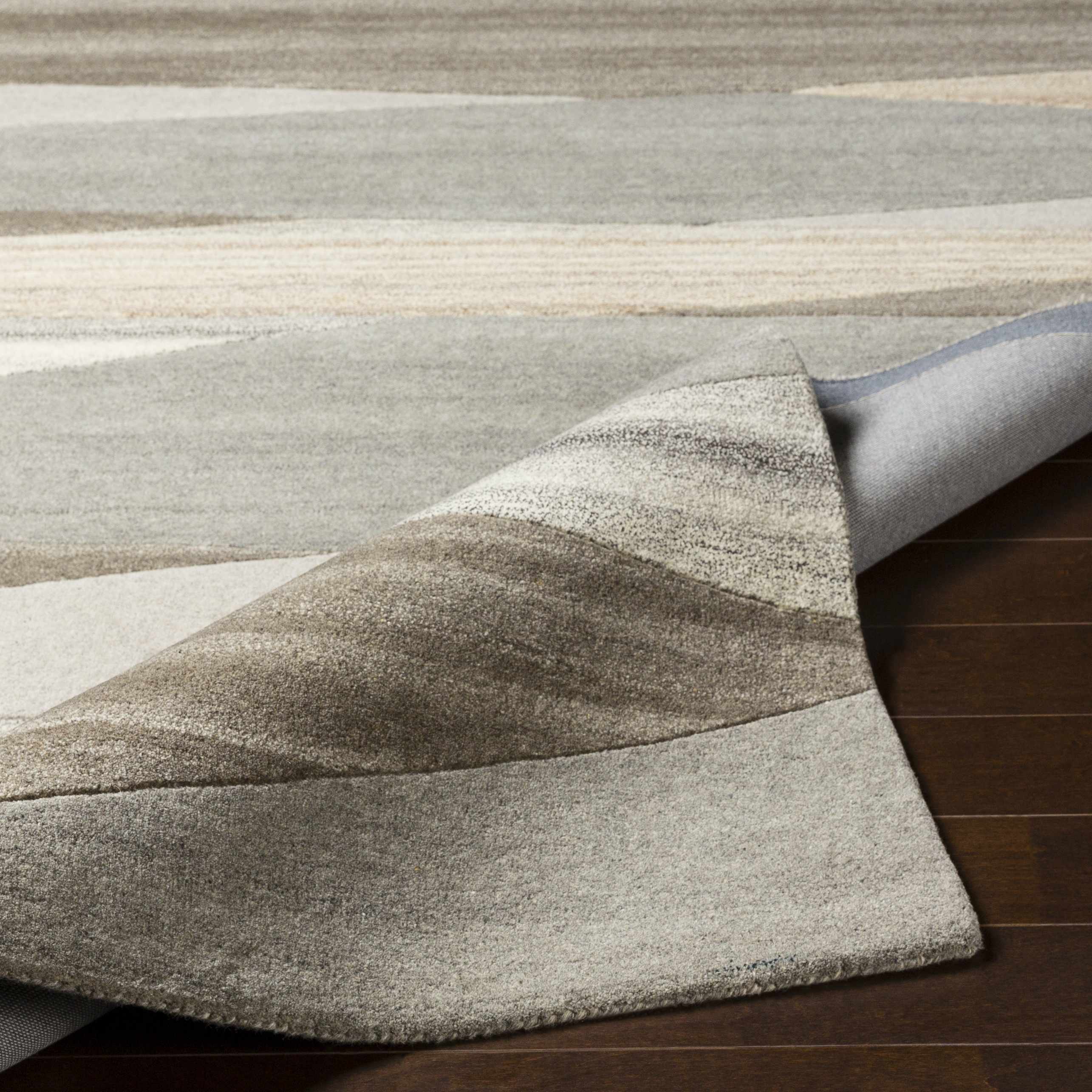 Forum Taupe Modern Wool Rug - Image 9