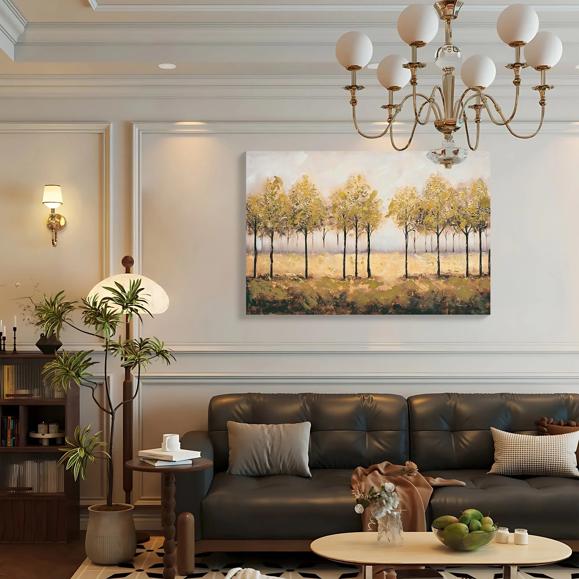 Framed Autumn Embellishments Canvas Wall Art - Image 2