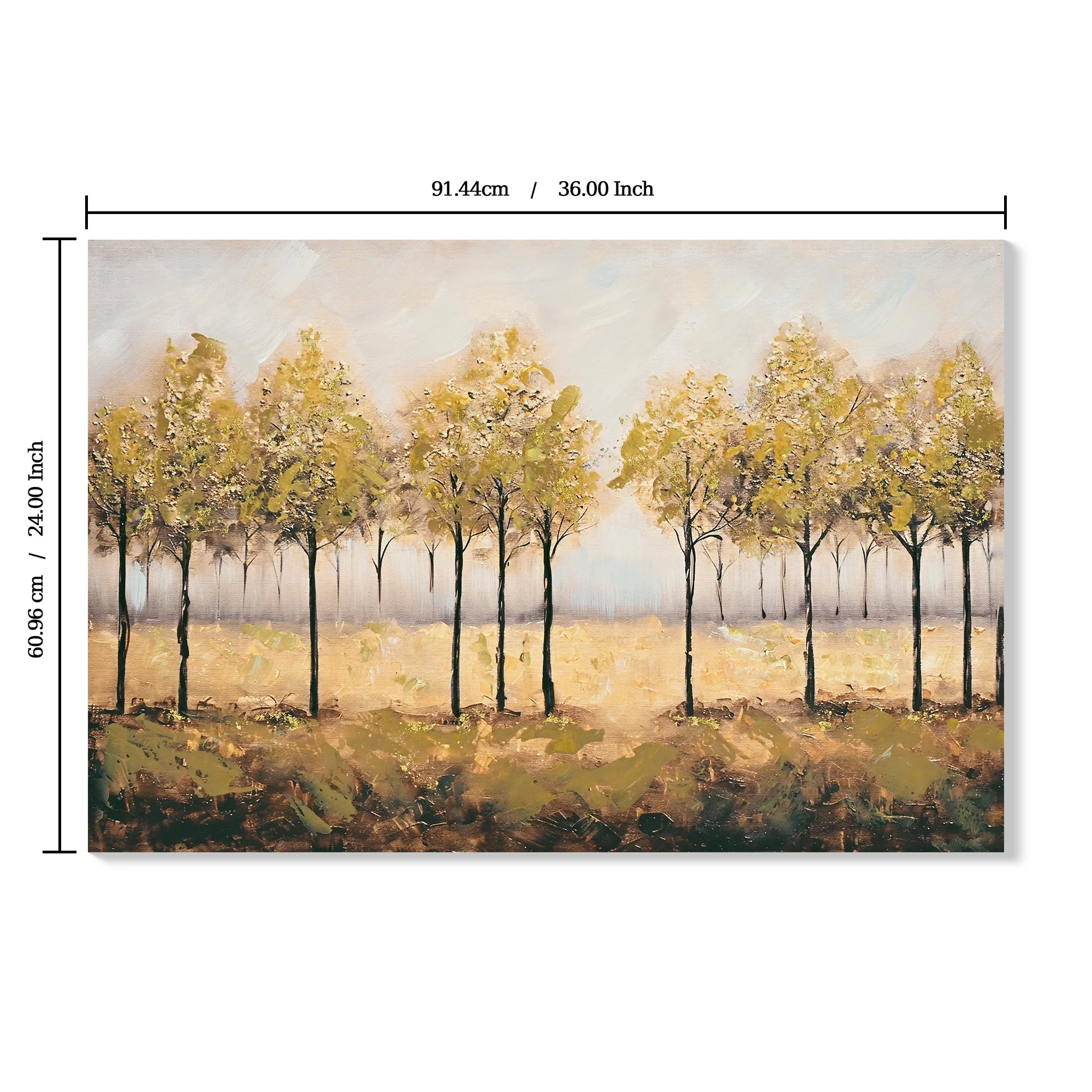 Framed Autumn Embellishments Canvas Wall Art - Image 3