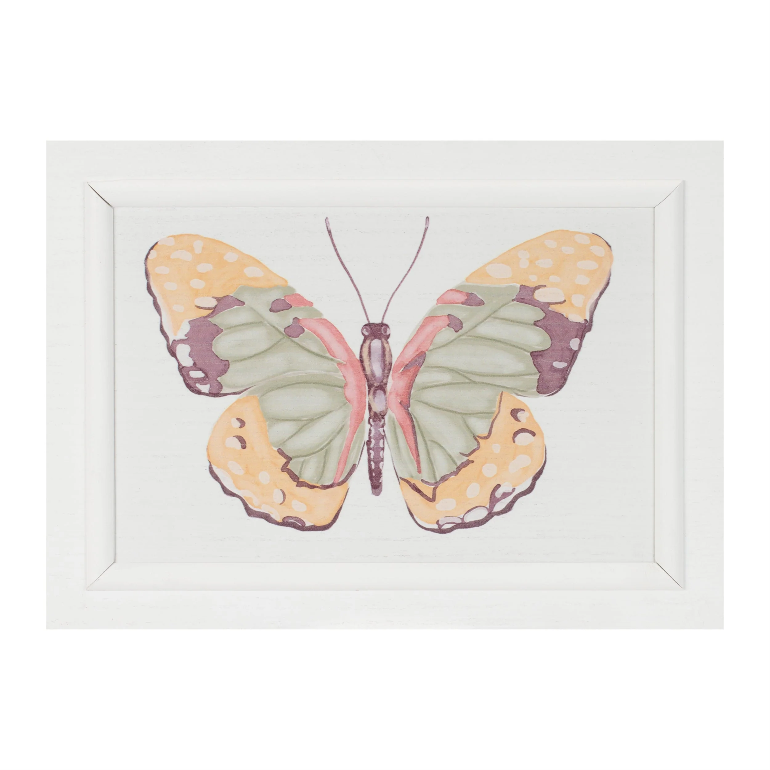 Framed Bird and Butterfly Wall Plaque (Set of 2) - Image 2
