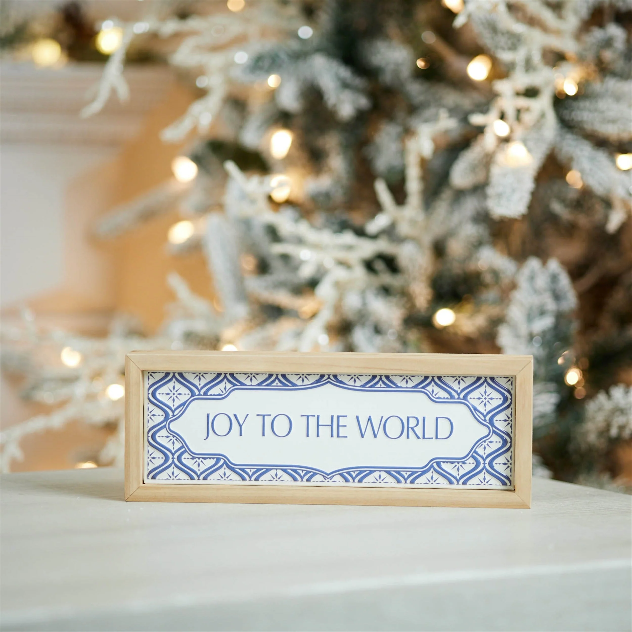 Framed Joy to the World Sign 12"L - Image 2