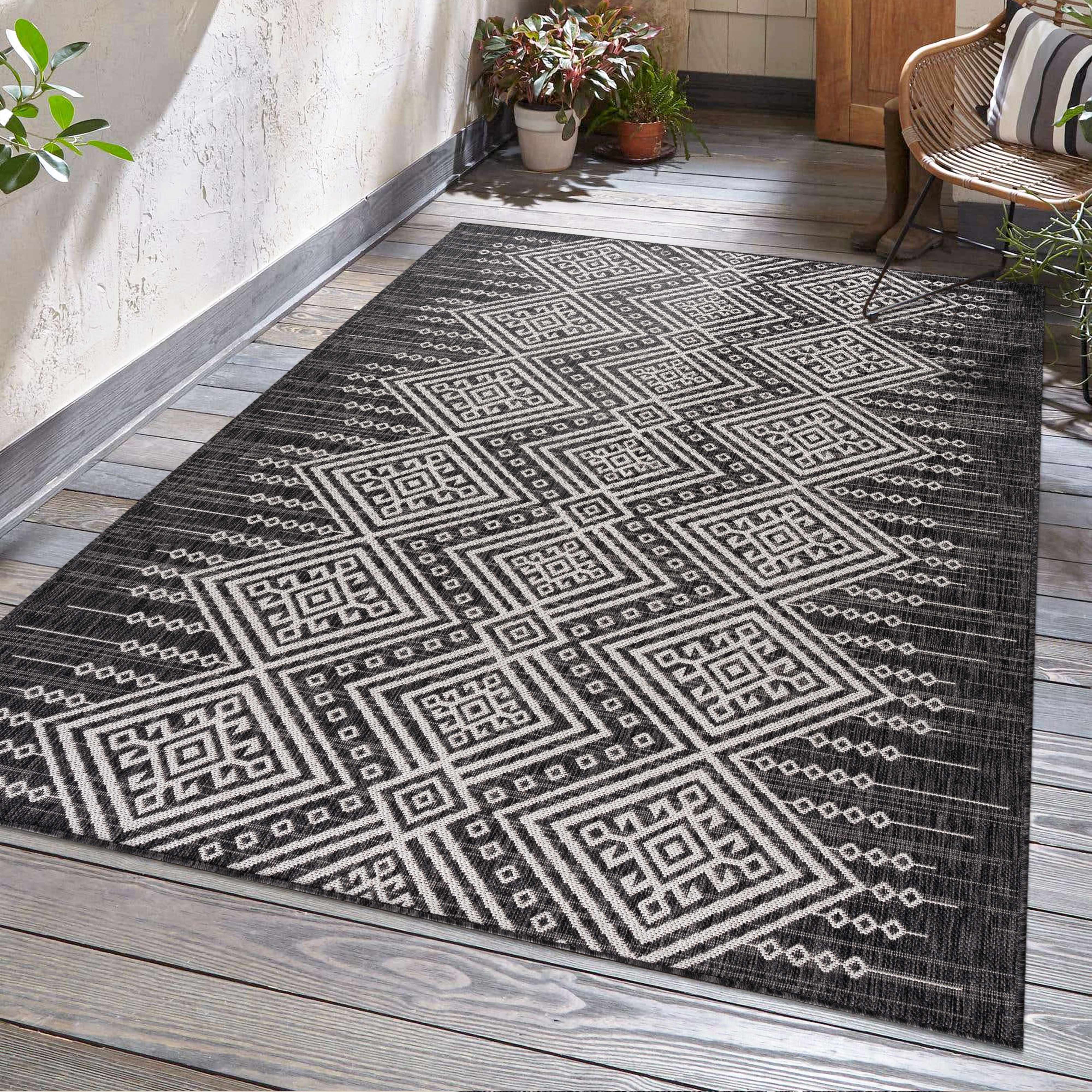 Frankville Black&White All Over Performance Rug - Image 13