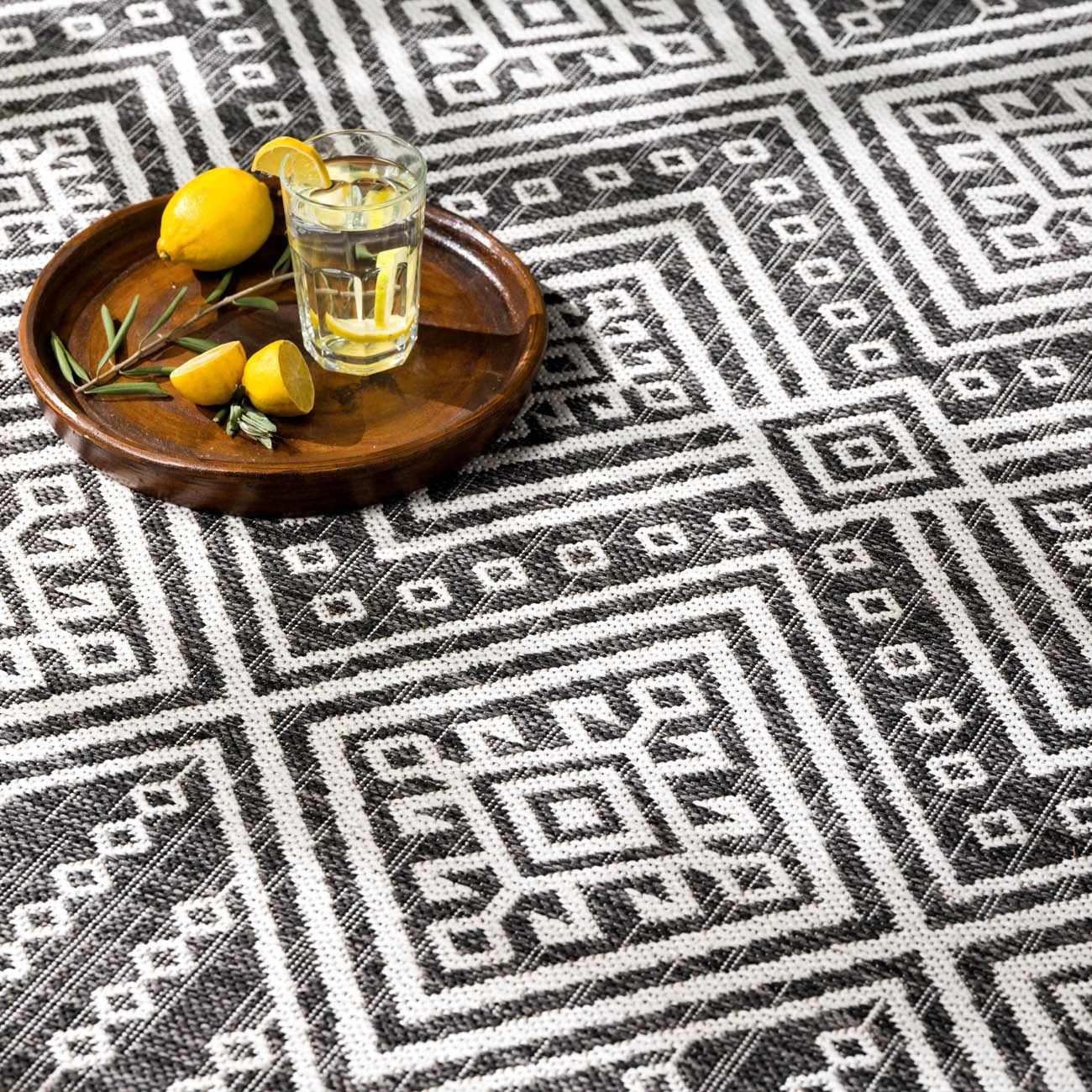 Frankville Black&White All Over Performance Rug - Image 14