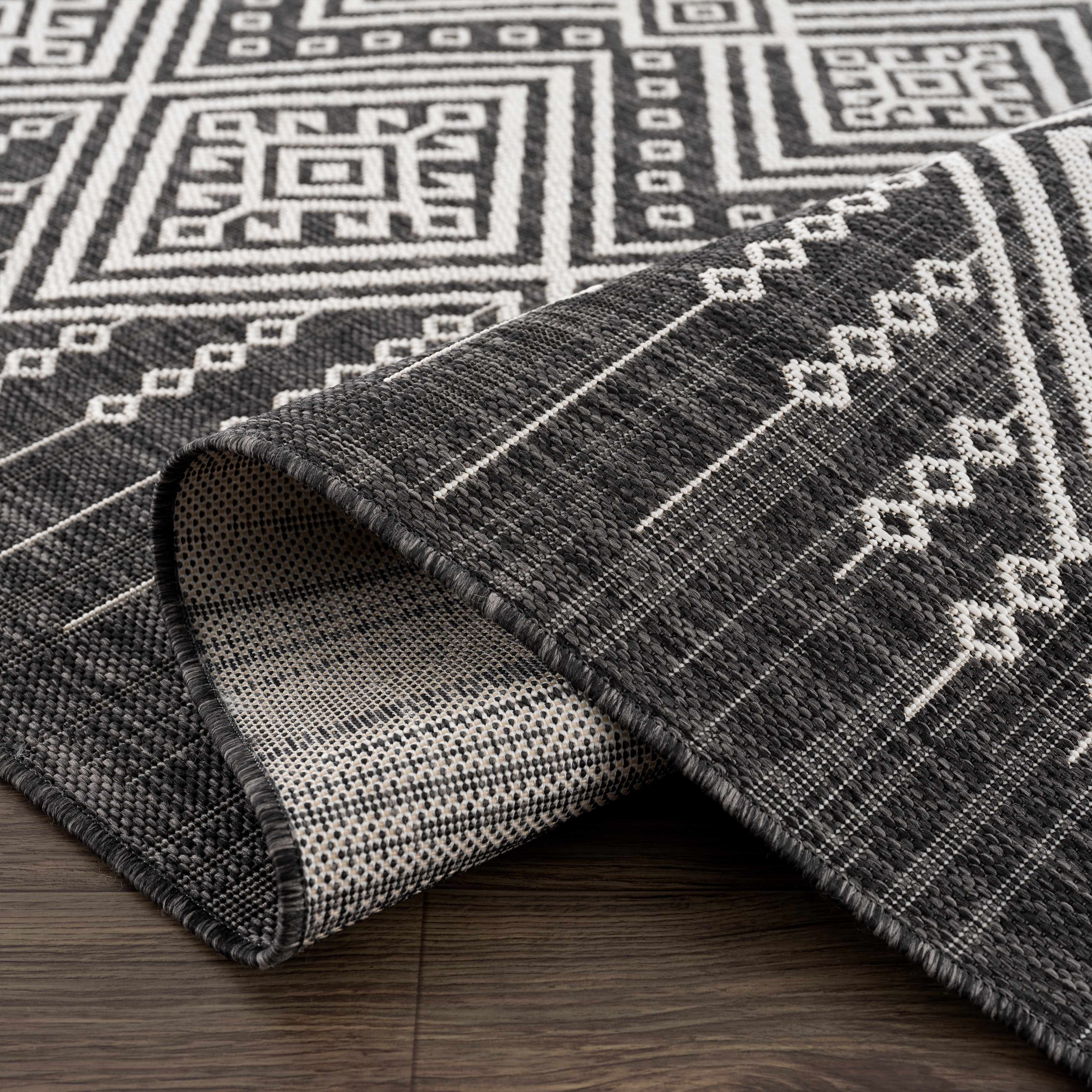 Frankville Black&White All Over Performance Rug - Image 7