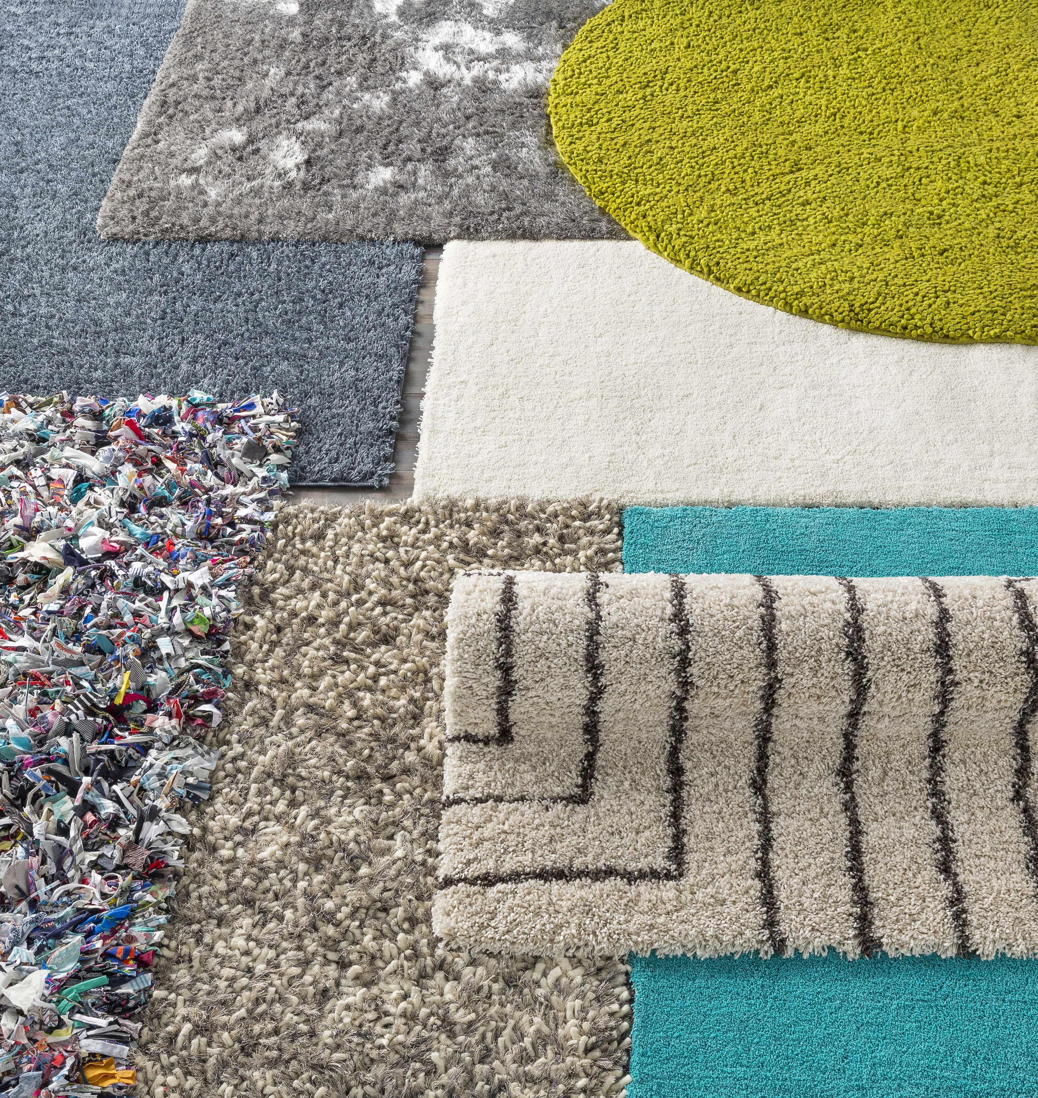 Frederika Solid Olive Green Wool Shag Rug - Clearance - Image 10
