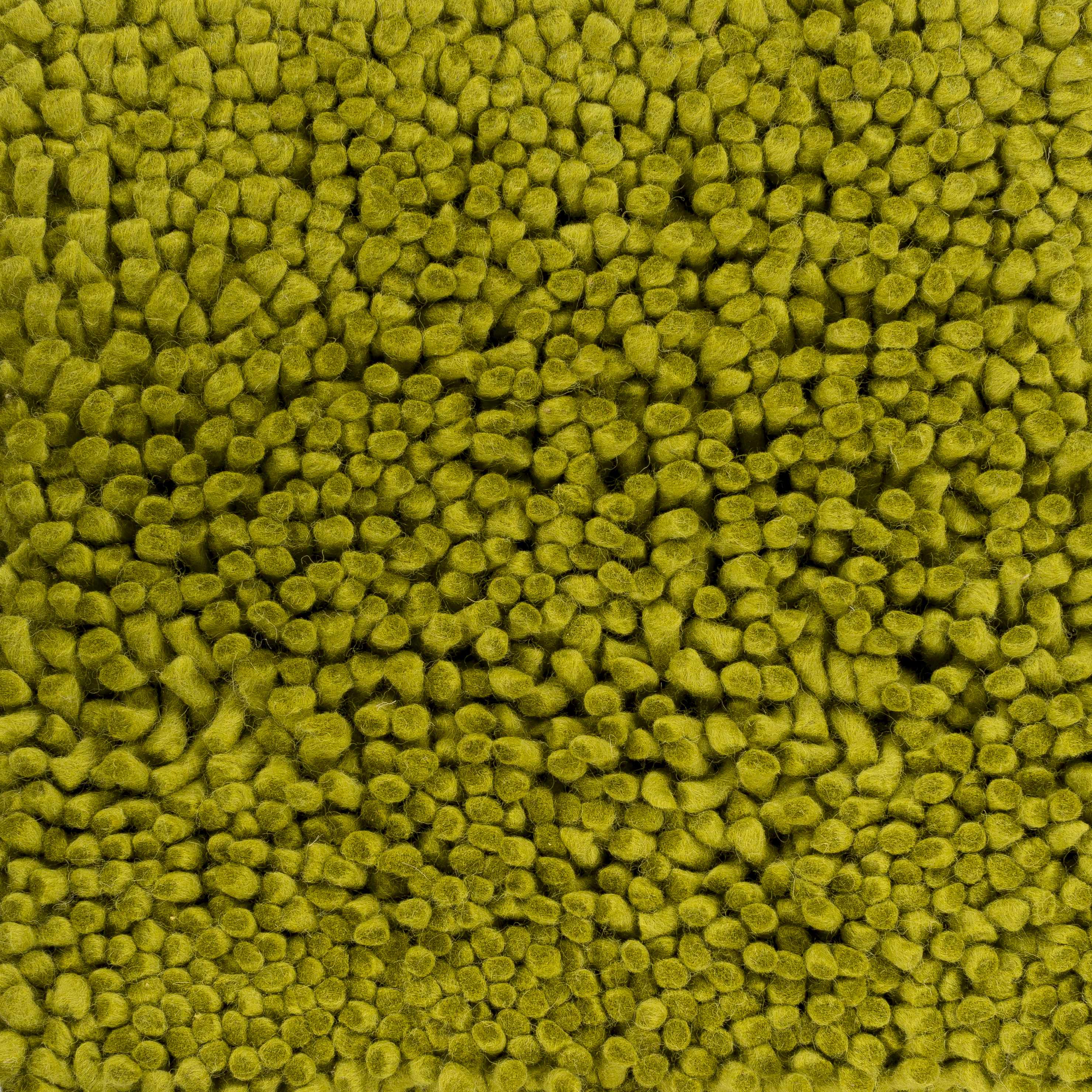 Frederika Solid Olive Green Wool Shag Rug - Clearance - Image 7