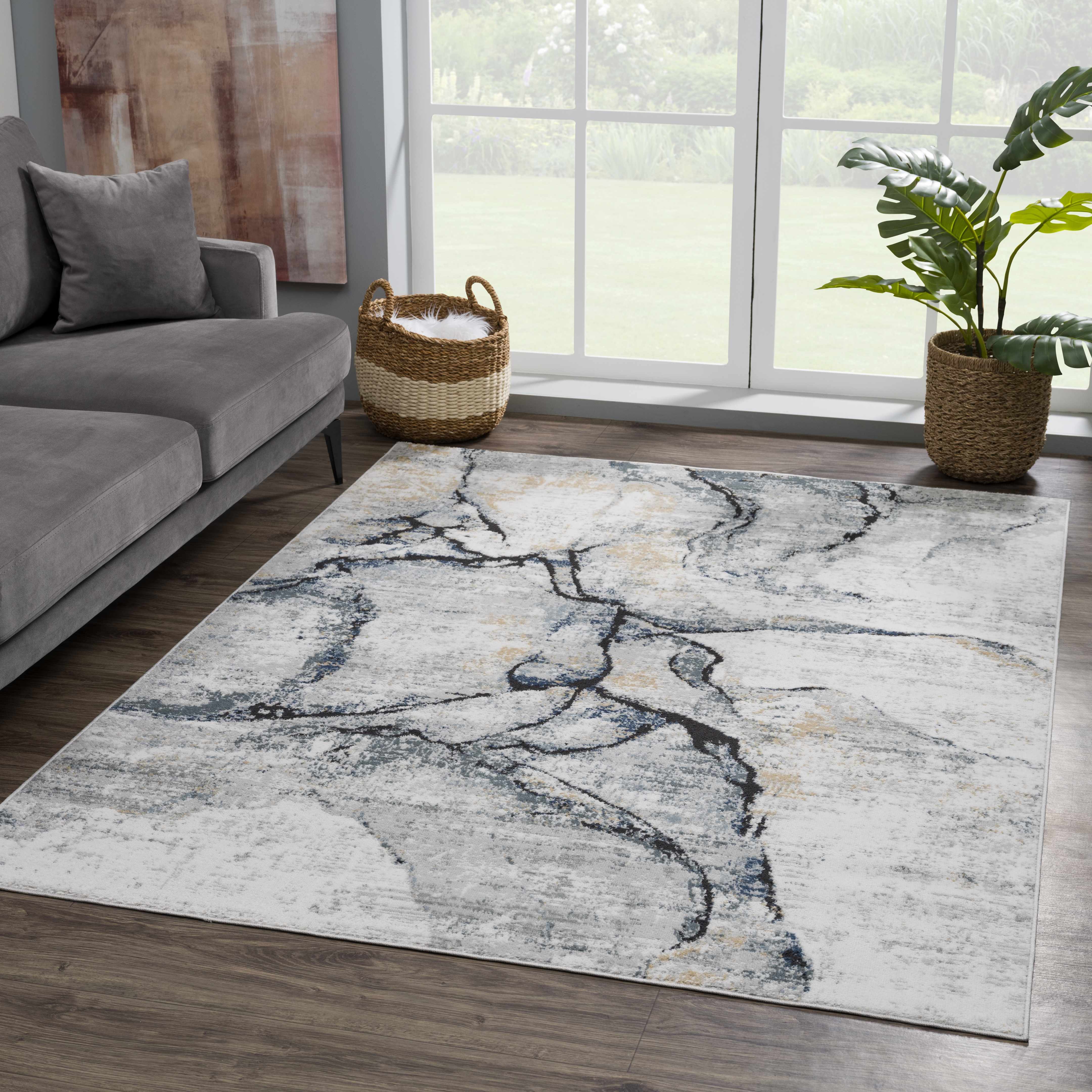 Fremantle Gray Marble Rug - Image 2