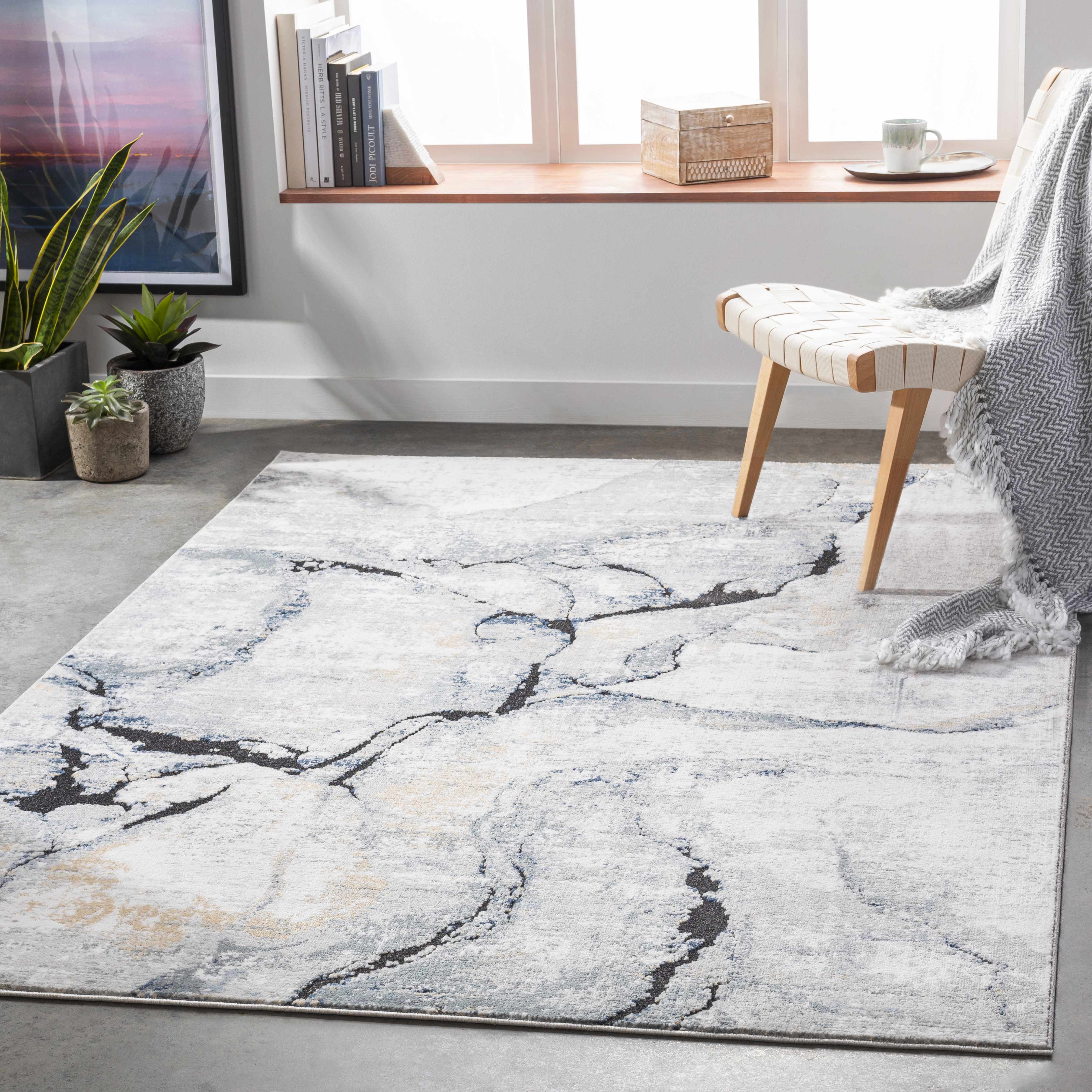 Fremantle Gray Marble Rug - Image 3