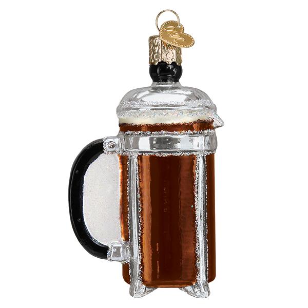 French Coffee Press by Old World Christmas - Image 3