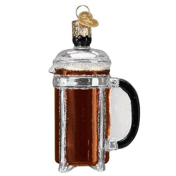 French Coffee Press by Old World Christmas - Image 4