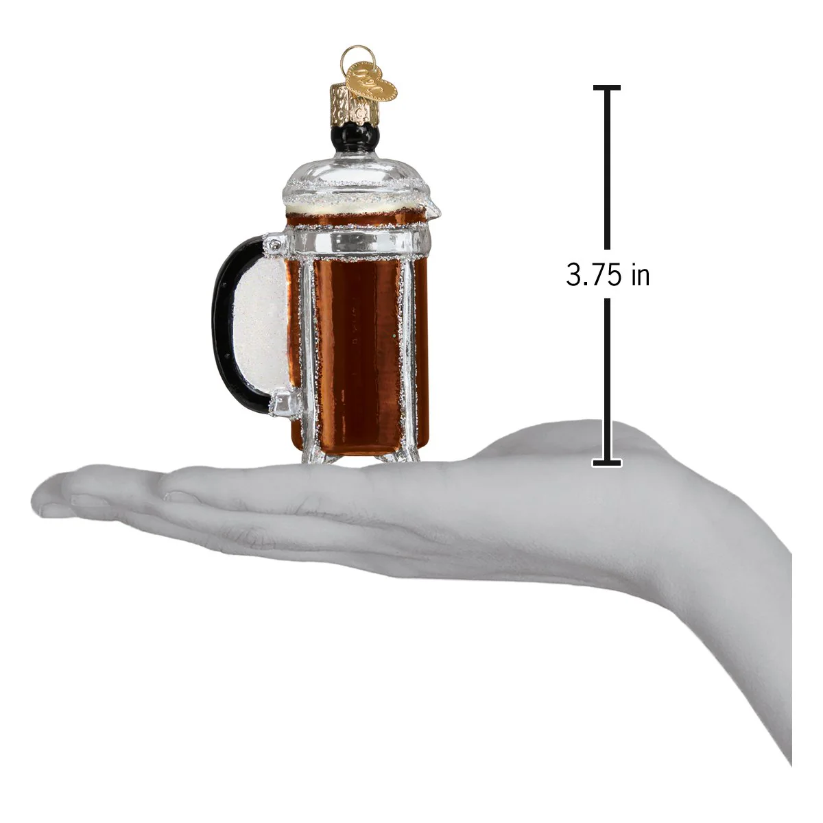 French Coffee Press by Old World Christmas - Image 6