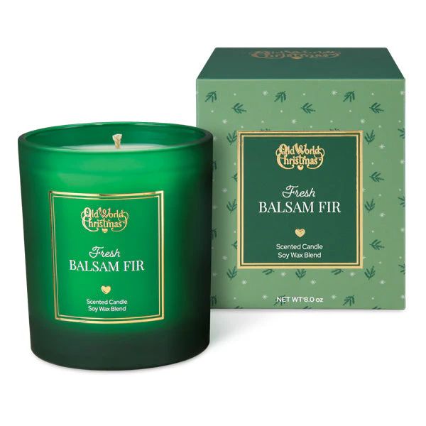 Fresh Balsam Fir Candle by Old World Christmas - Image 2