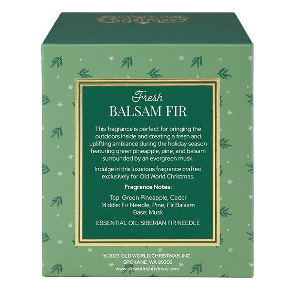 Fresh Balsam Fir Candle by Old World Christmas - Image 7