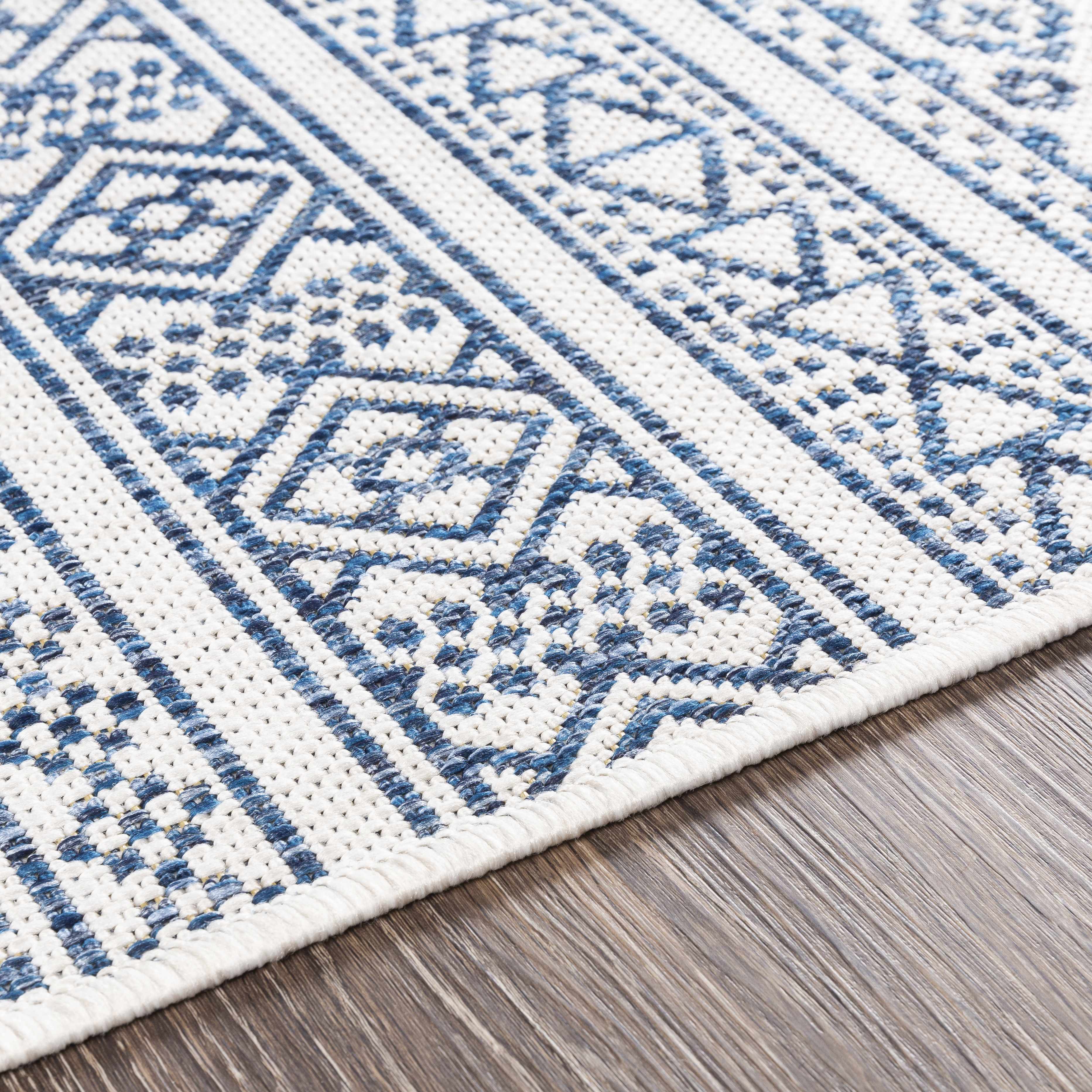 Freshwater White&Blue Rug - Clearance - Image 6