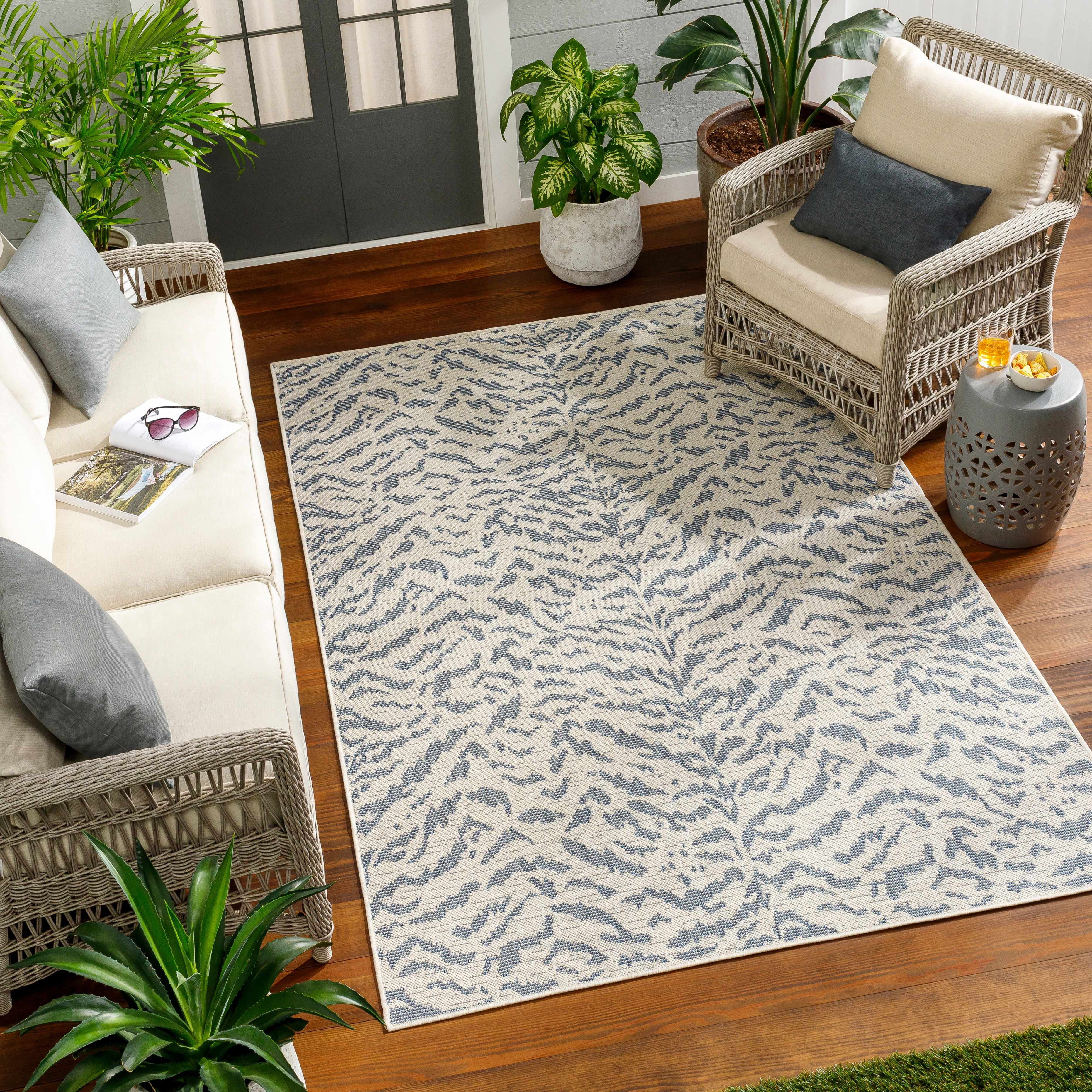 Friso Blue Area Rug - Clearance - Image 2