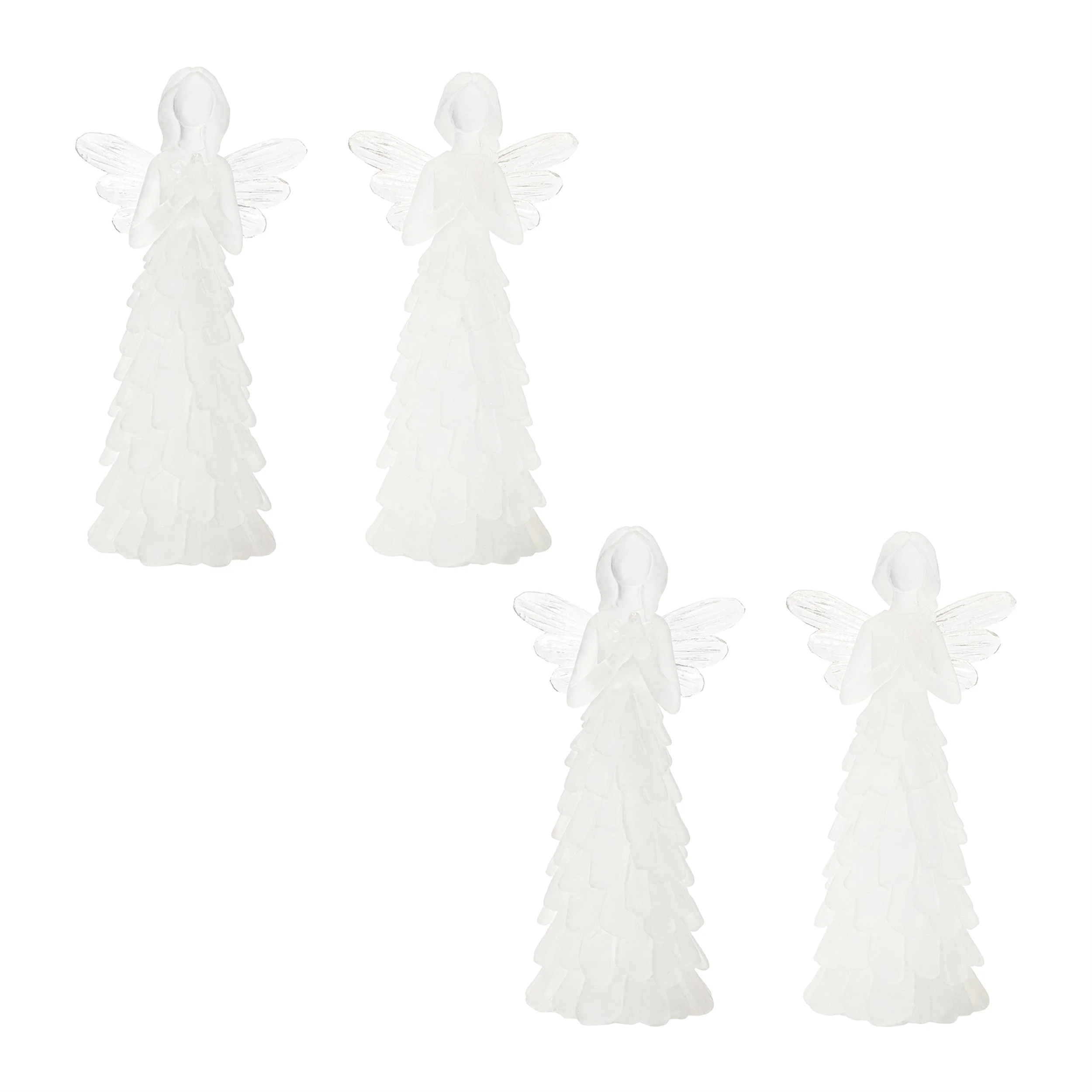 Frosted Angel Figurine (Set of 4) - Image 4