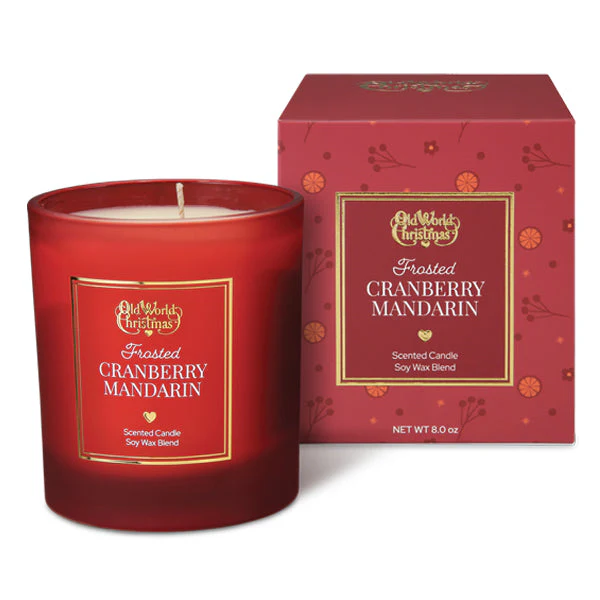 Frosted Cranberry Mandarin Candle - Image 2