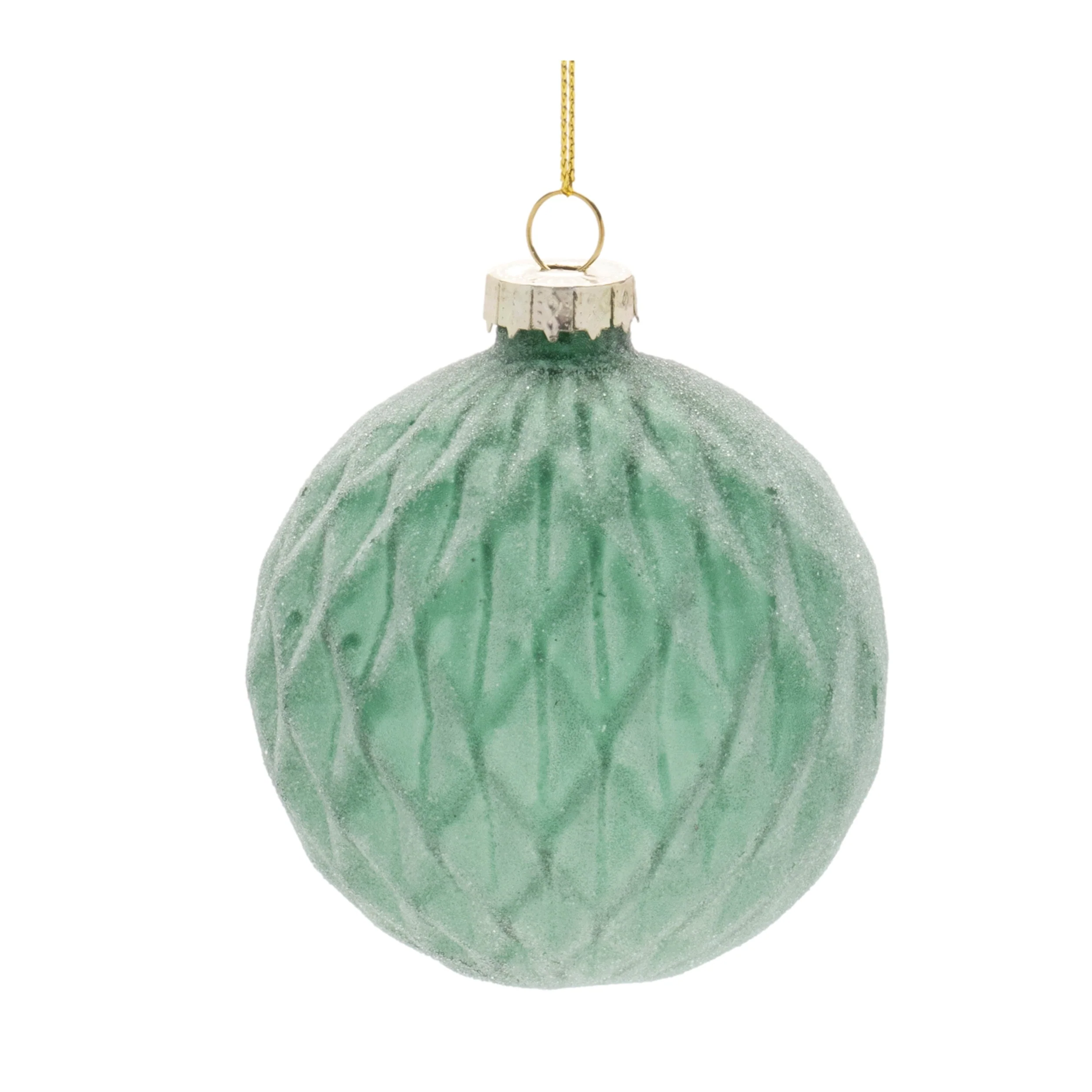 Frosted Glass Ball Ornament (Set of 12) - Image 4
