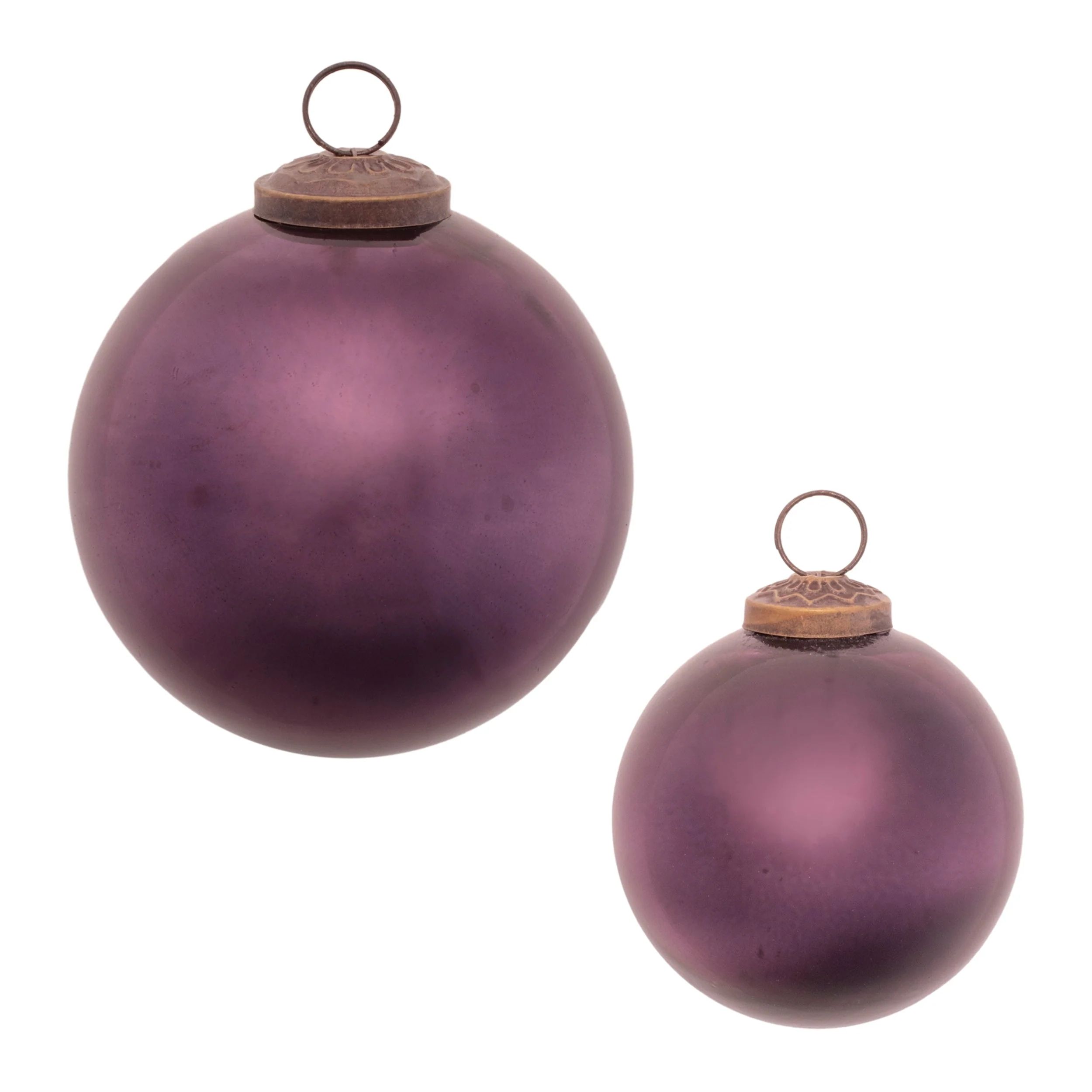 Frosted Glass Ball Ornament (Set of 12) - Image 6