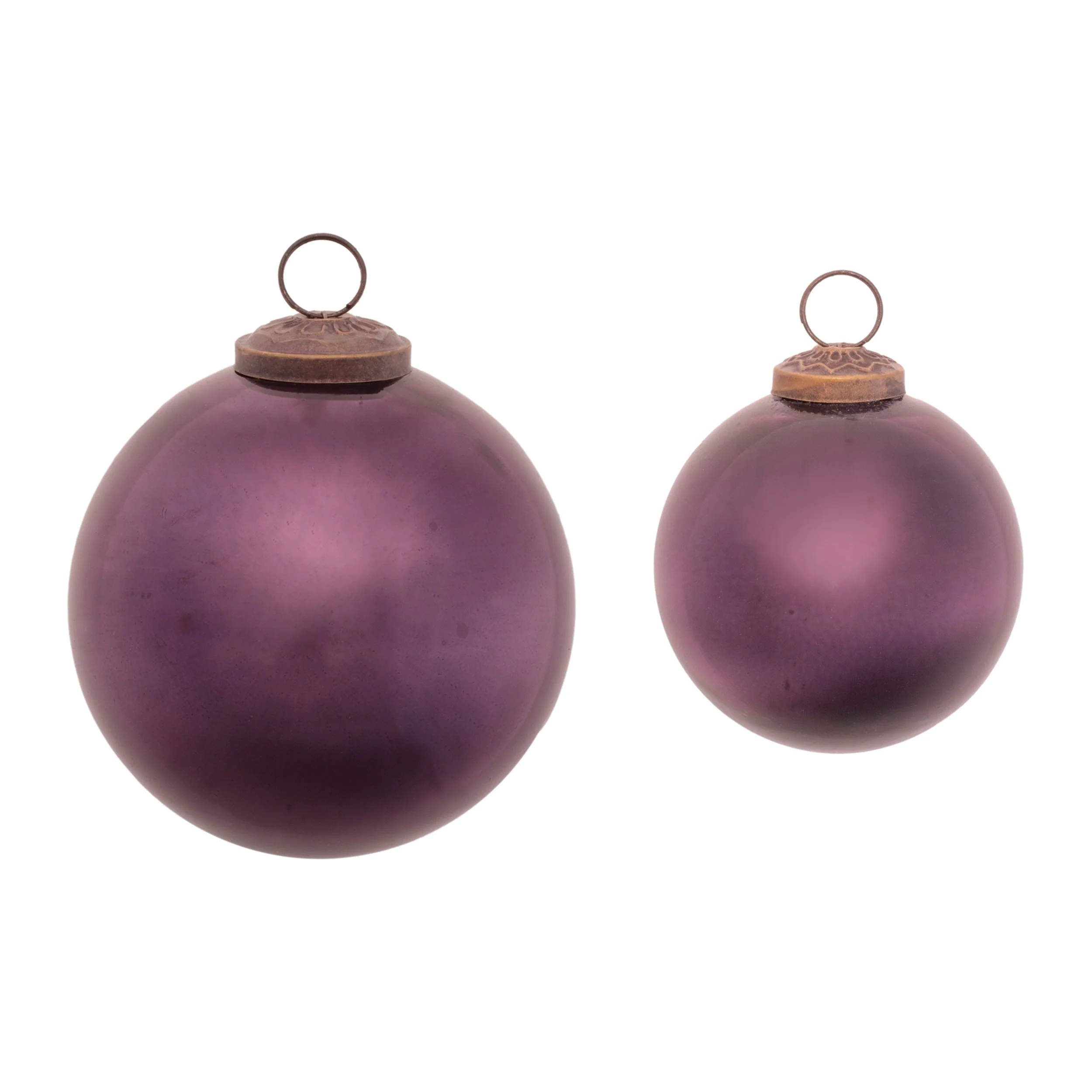 Frosted Glass Ball Ornament (Set of 12) - Image 8