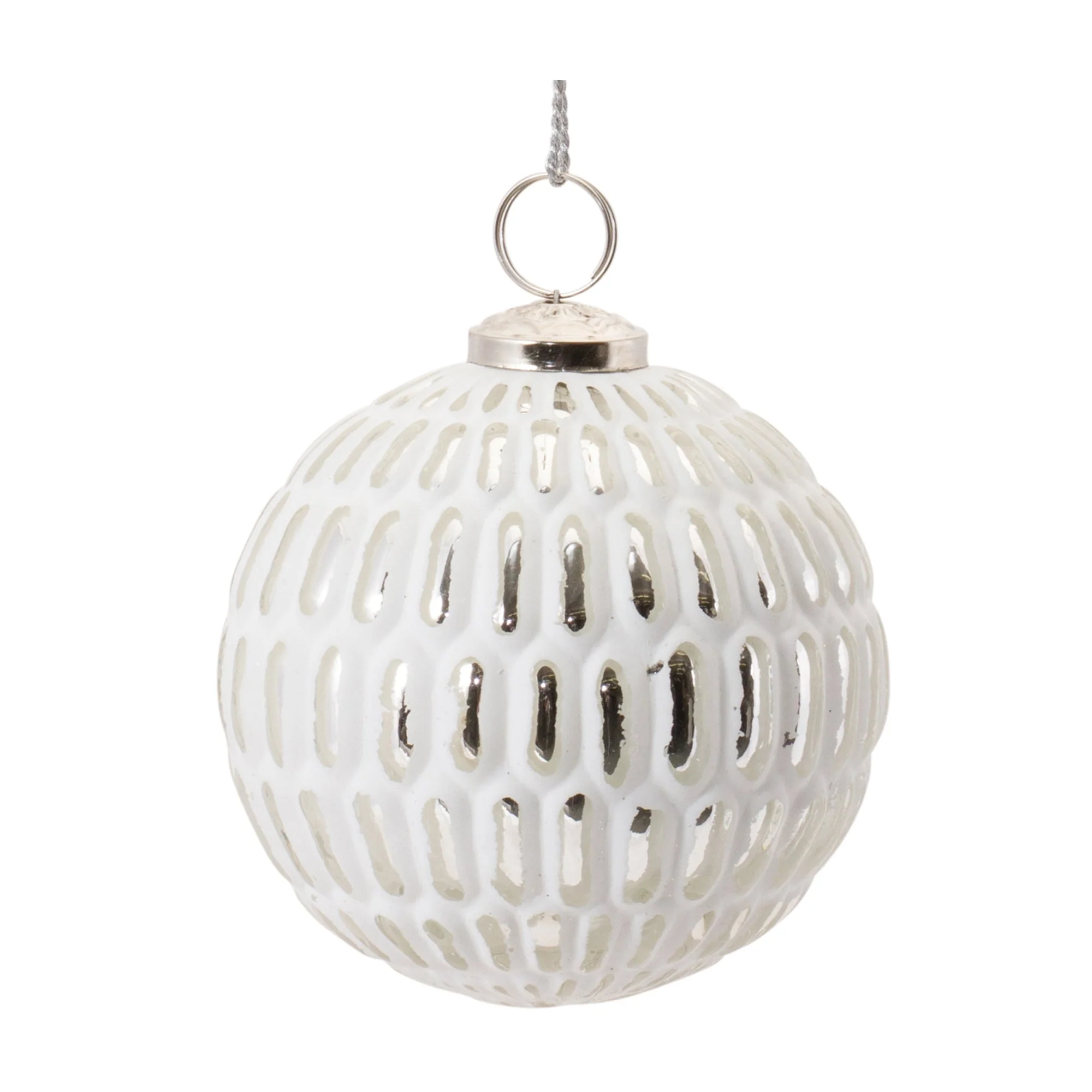 Frosted Glass Ball Ornament (Set of 6) - Image 4
