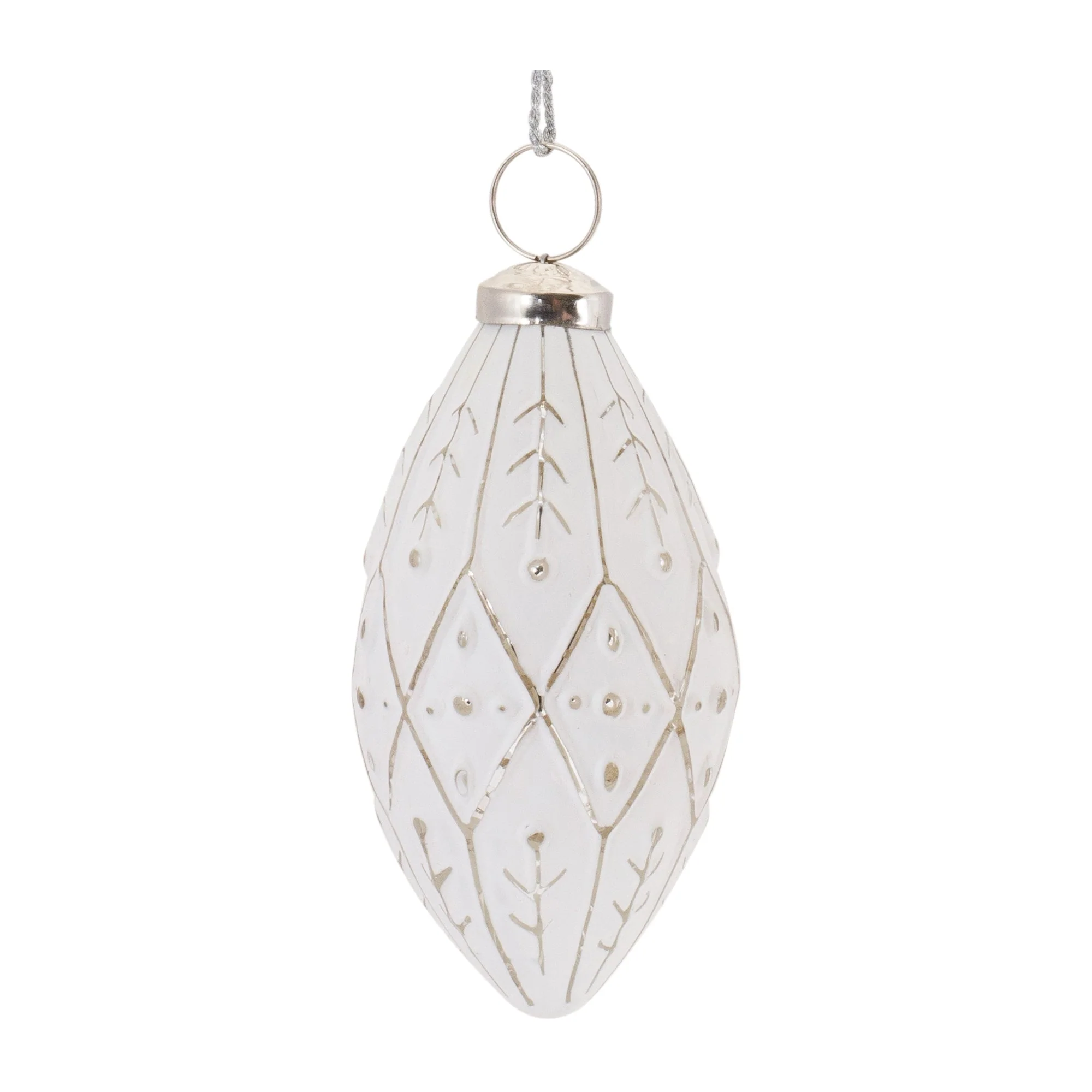 Frosted Glass Onion Ornament (Set of 6) - Image 4