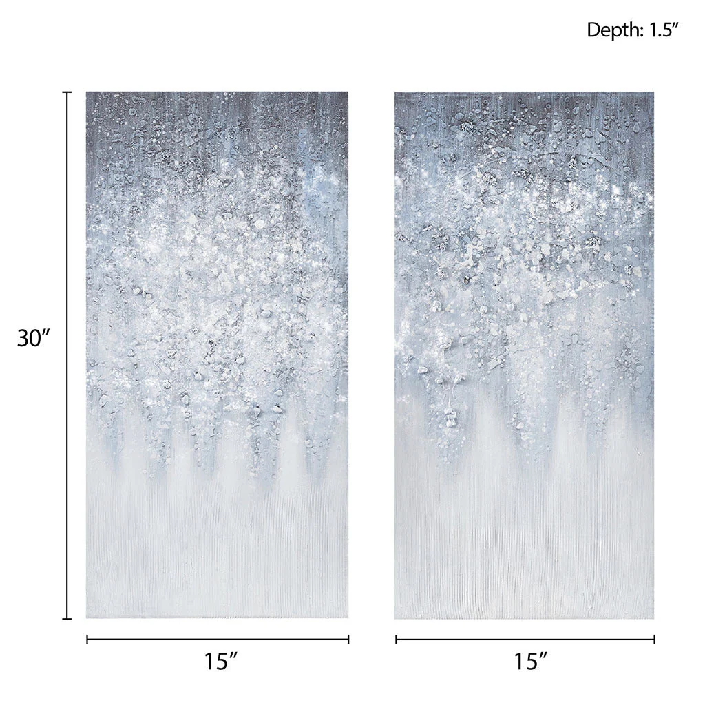 Frosted Reverie™ Winter Glaze Diptych Canvas Art Set - Image 8