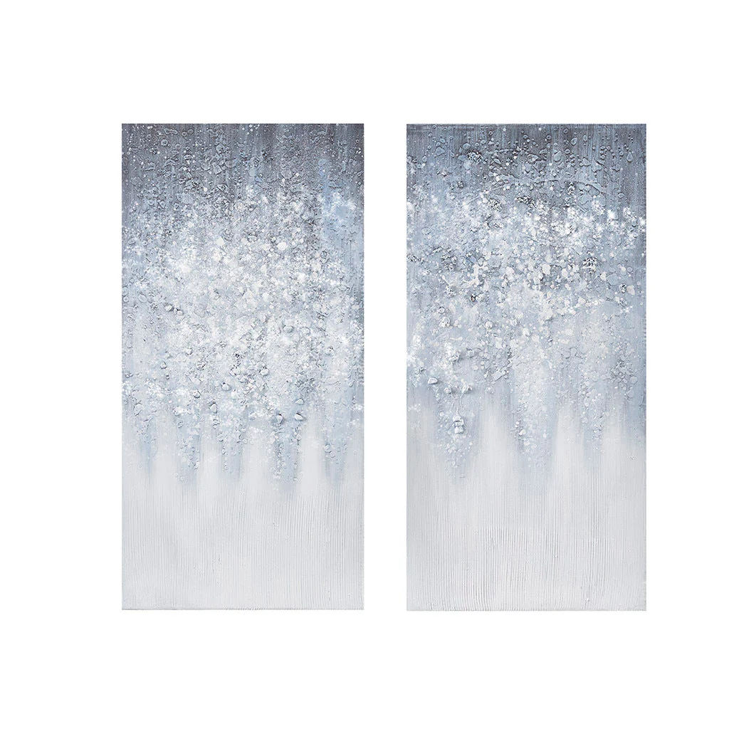 Frosted Reverie™ Winter Glaze Diptych Canvas Art Set - Image 9