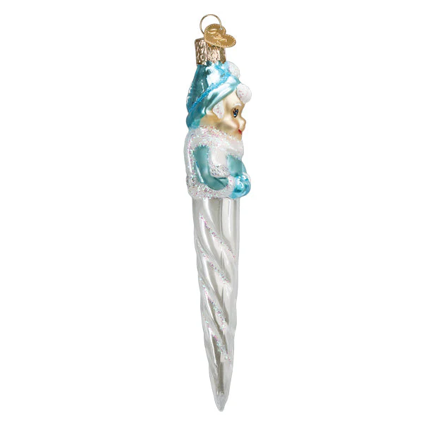 Frosty Elf Icicle Christmas Ornament - Image 5