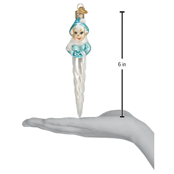 Frosty Elf Icicle Christmas Ornament - Image 6