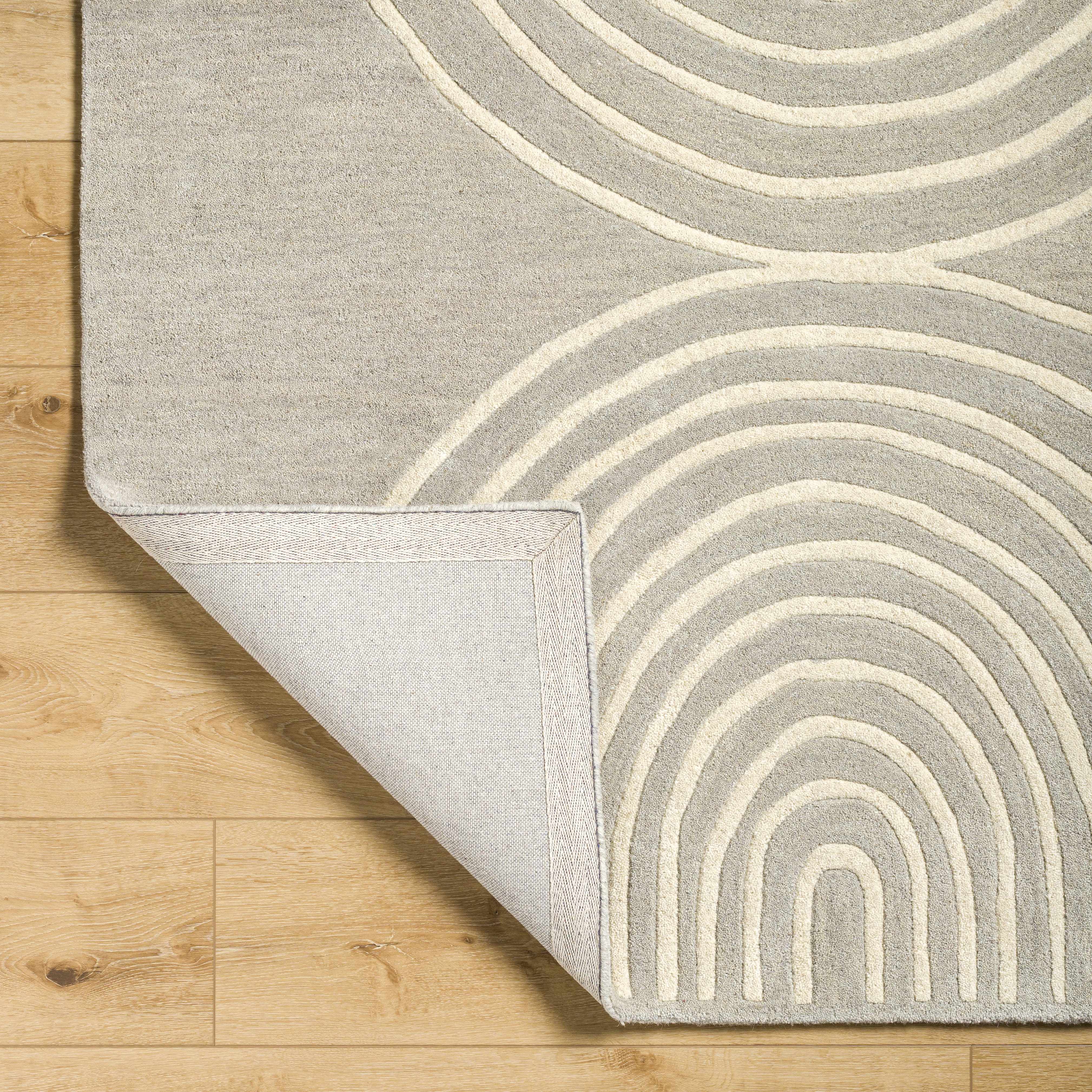 Fuat Medium Gray Area Rug - Clearance - Image 4