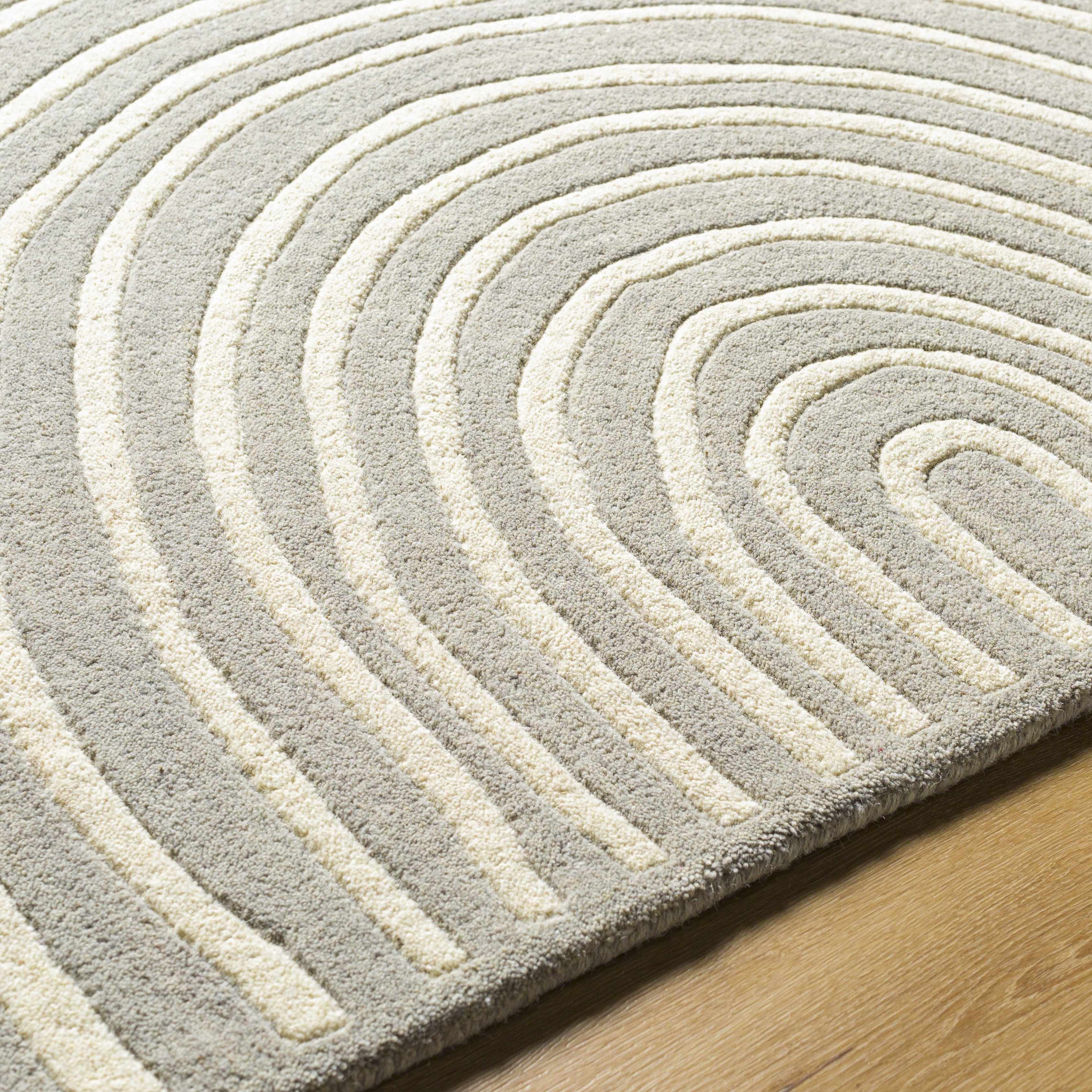 Fuat Medium Gray Area Rug - Clearance - Image 5