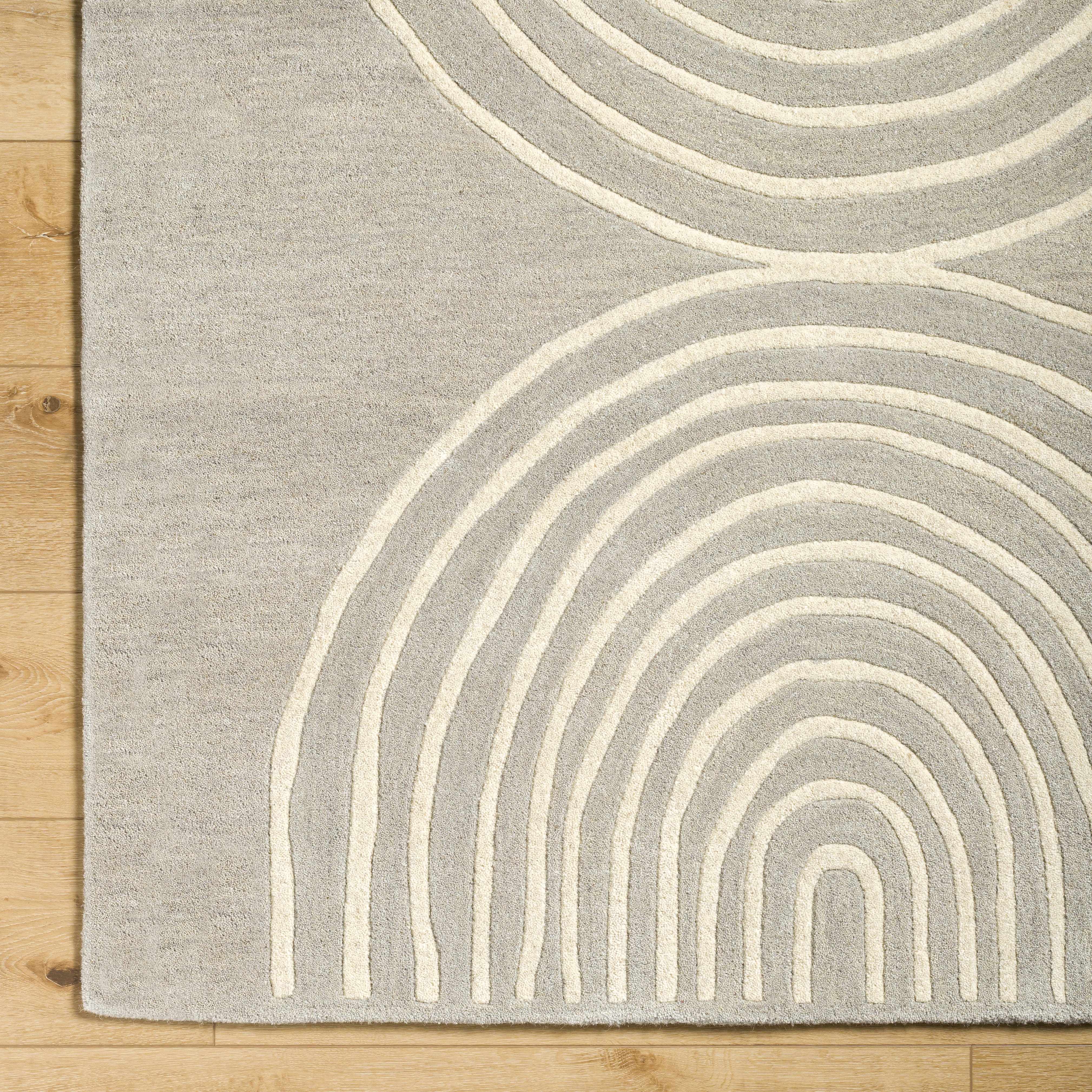 Fuat Medium Gray Area Rug - Clearance - Image 6