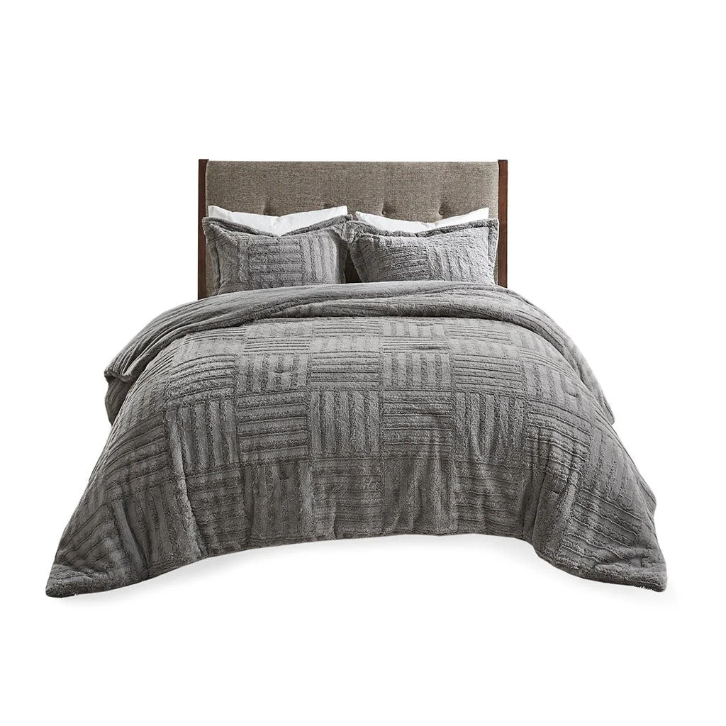 Full/Queen Fur Down Alternative Comforter Mini Set - Image 6