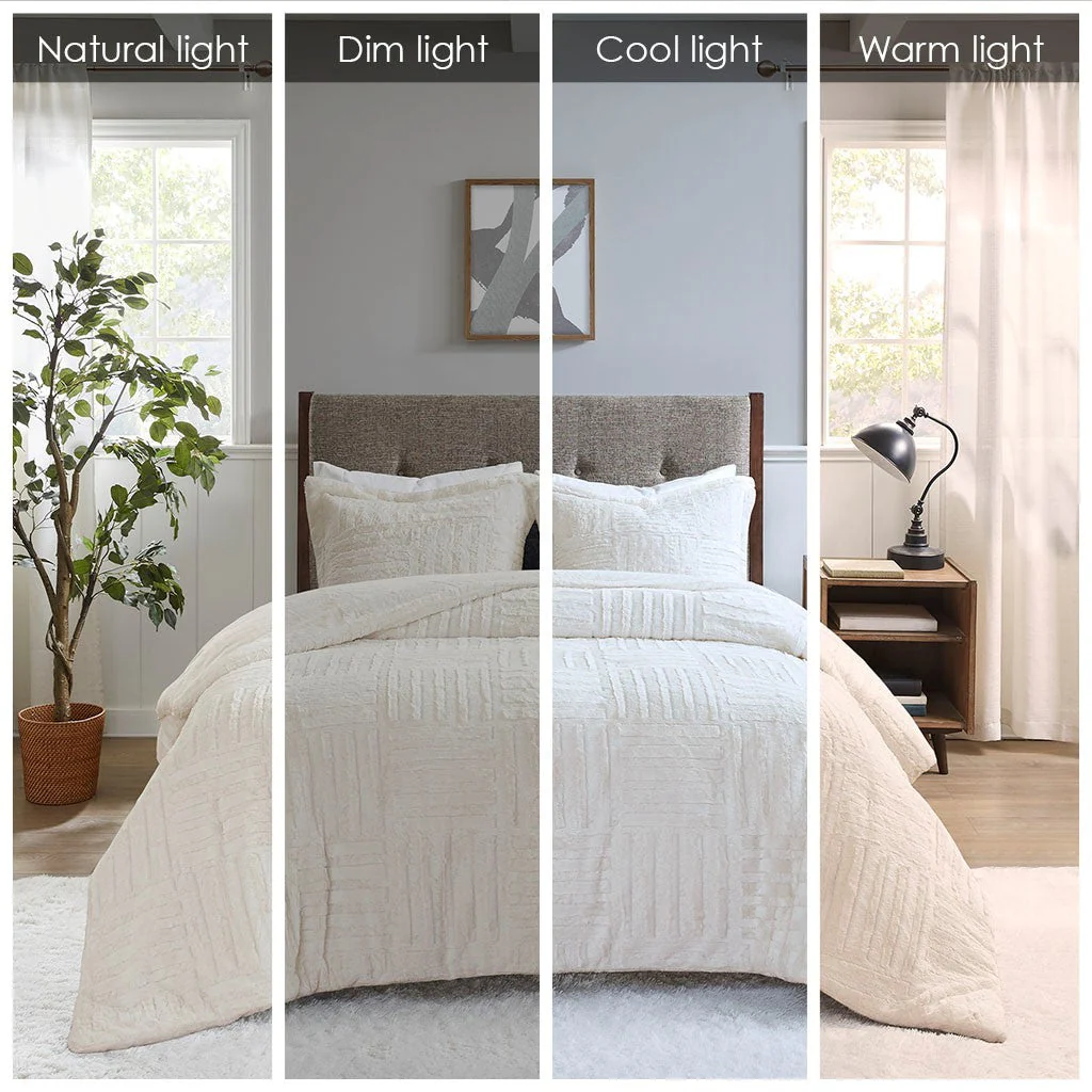 Full/Queen Fur Down Alternative Comforter Mini Set - Image 4