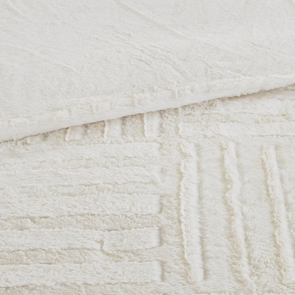 Full/Queen Fur Down Alternative Comforter Mini Set - Image 5