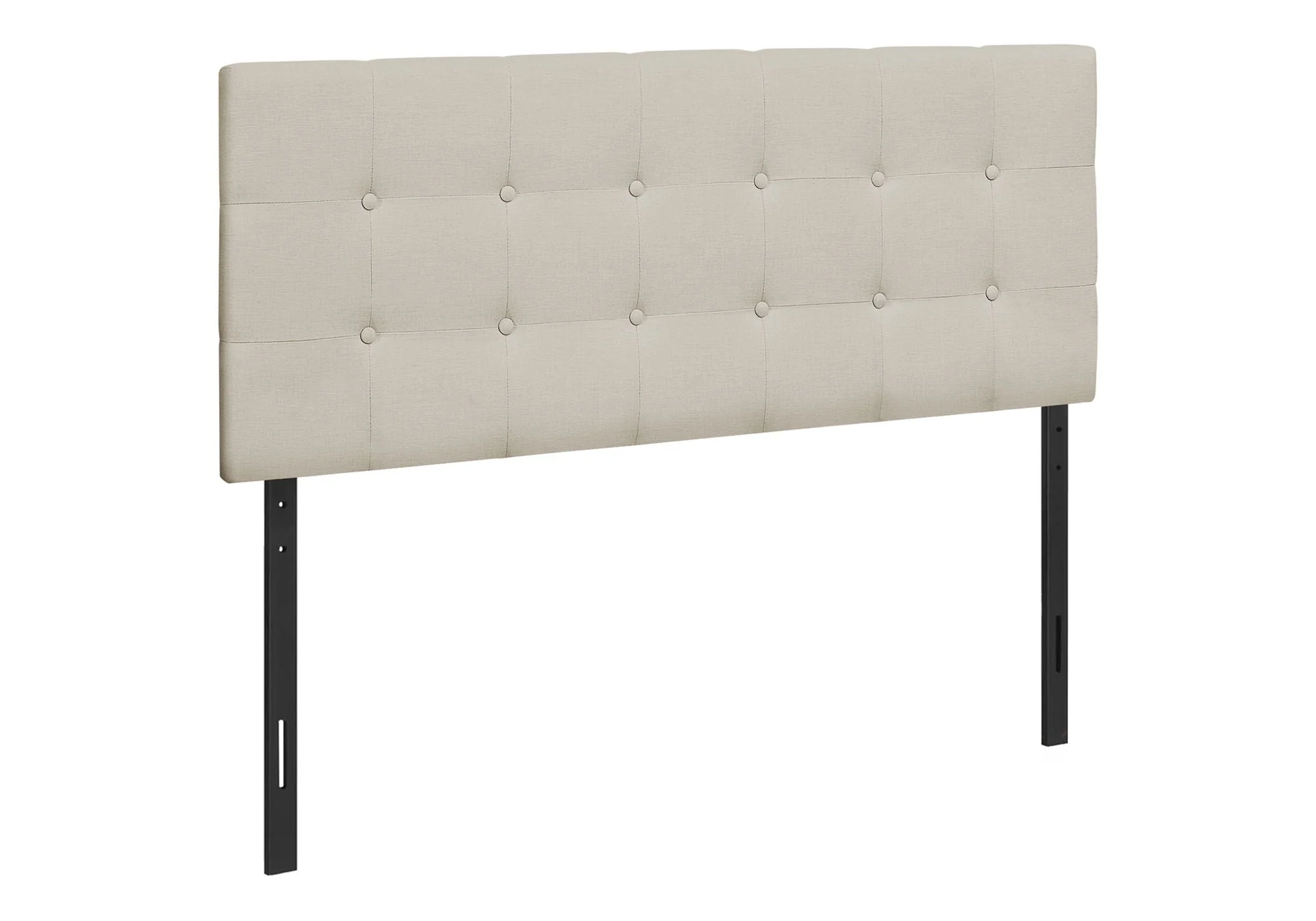 Full Size Upholstered Bed Headboard - Beige - Image 3