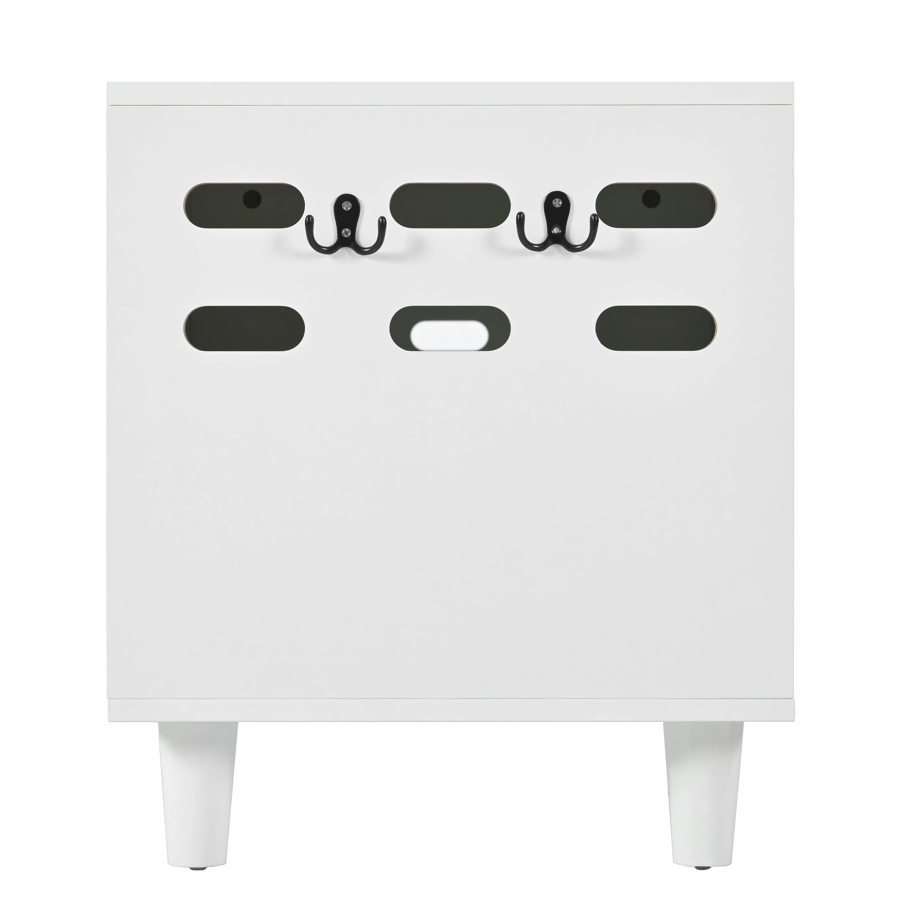 Furniture Style Cat Cabinet Cream White Cat Litter Box - Image 12