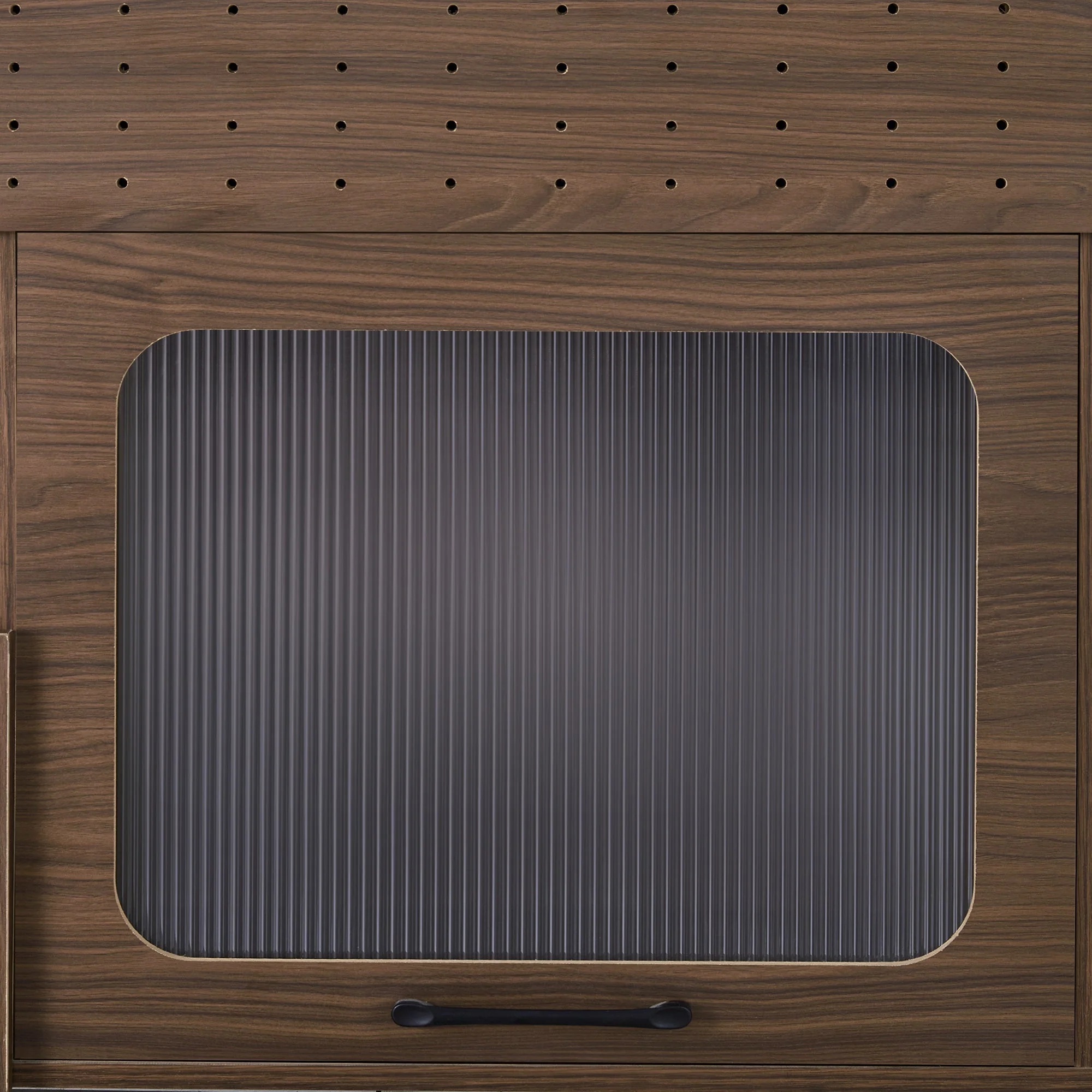 Furniture Style Multi-Use Cat Litter Box House with Storage - Image 5
