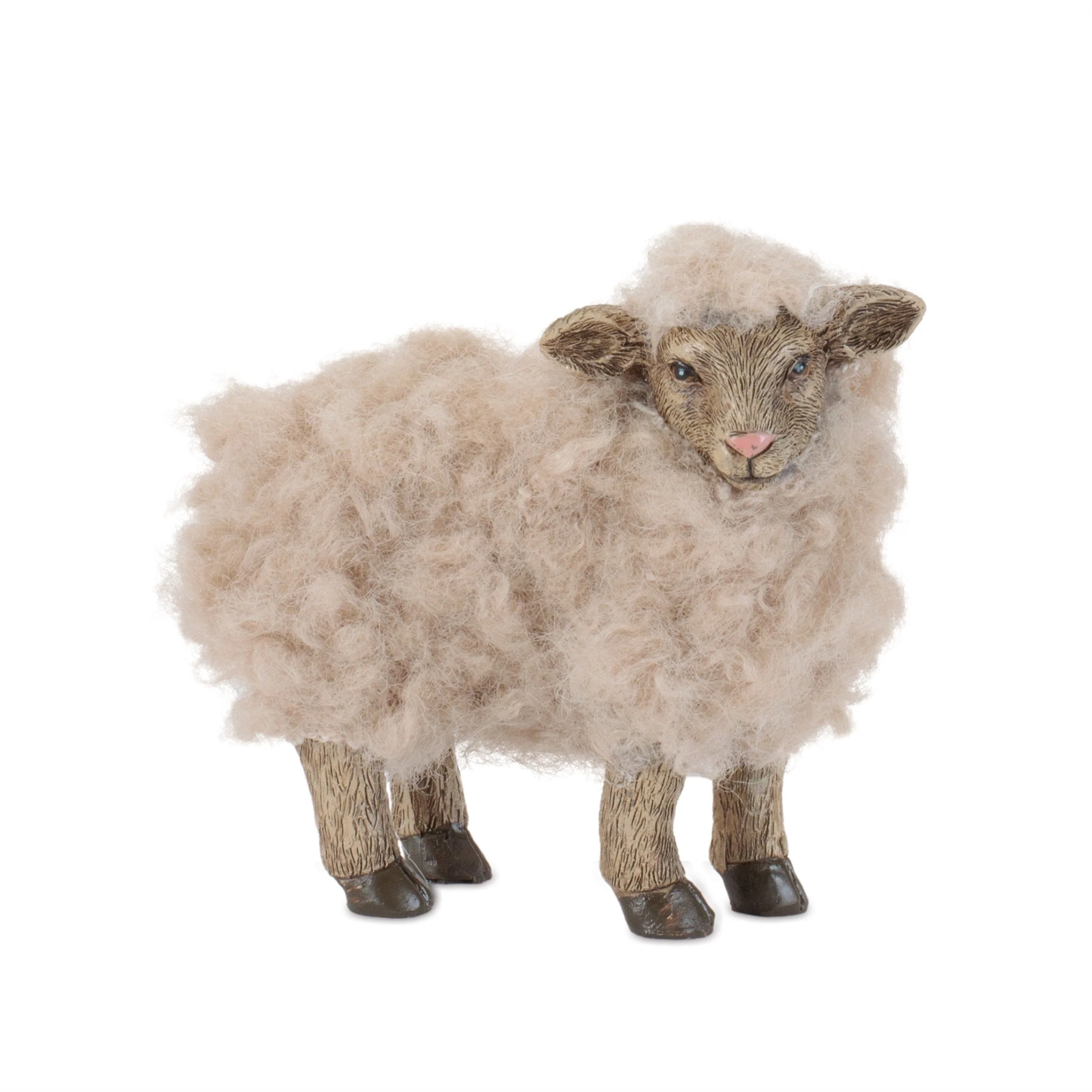 Furry Sheep Figurine (Set of 6) - Image 3