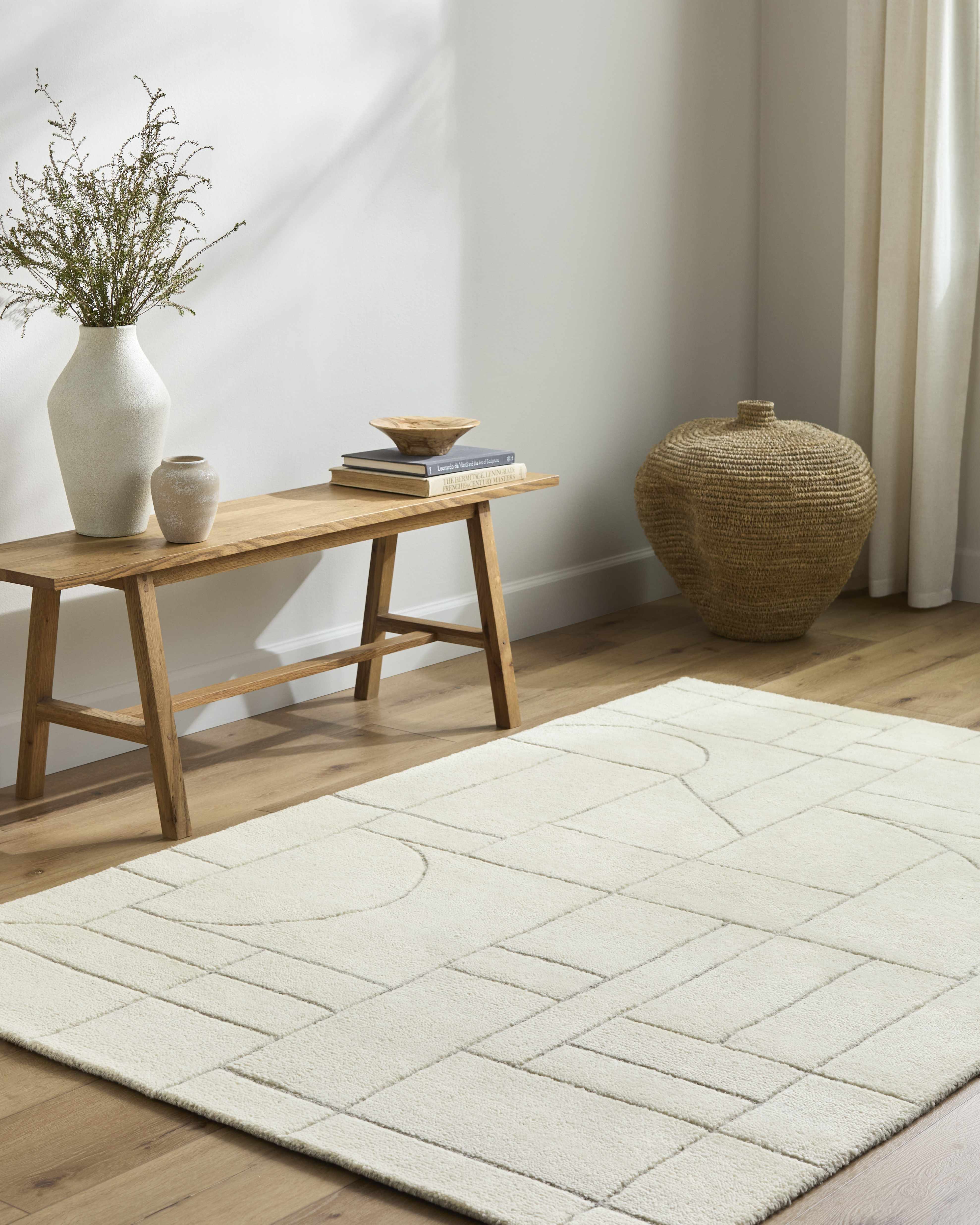 Fusao Off White Area Rug - Image 2