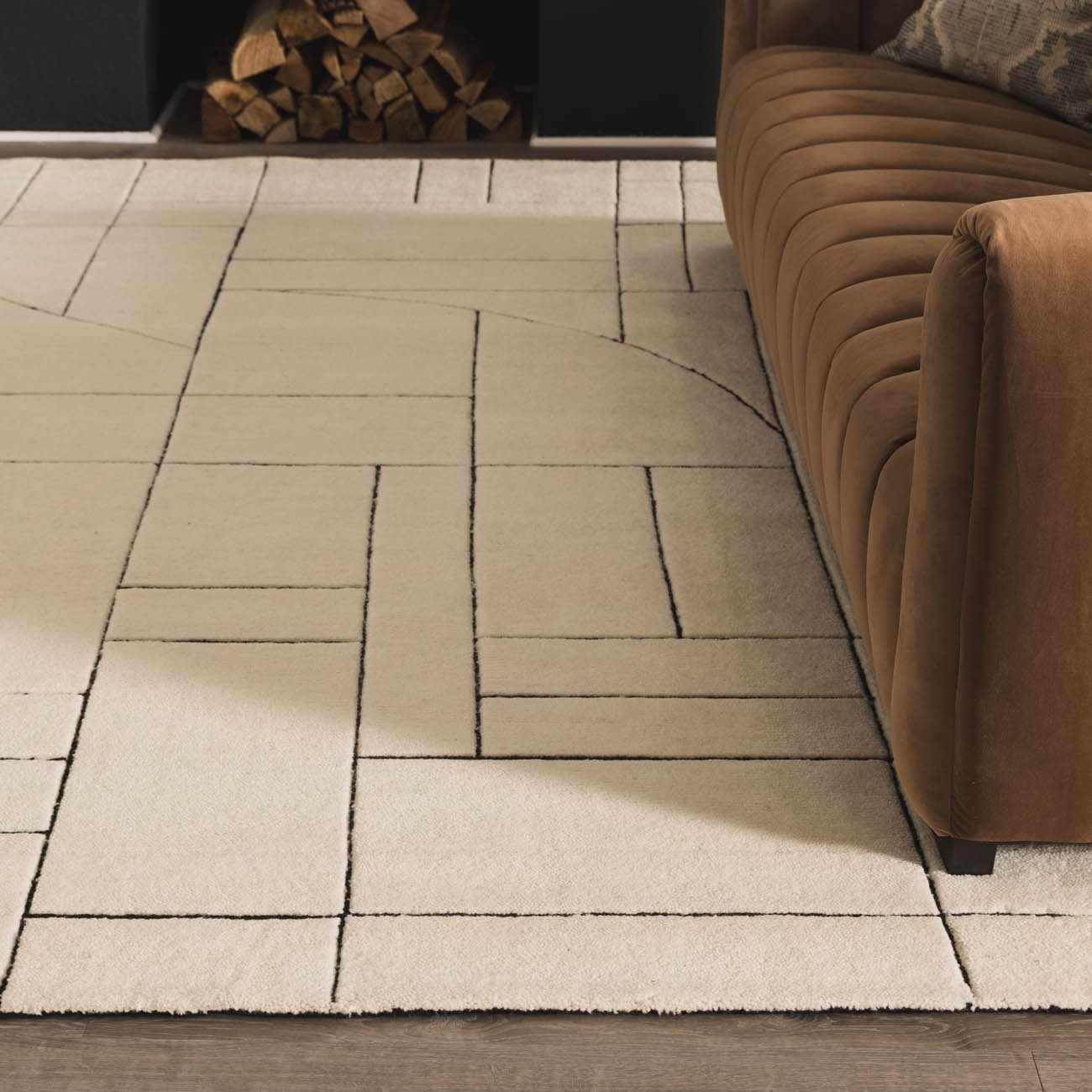 Fusao Rose Cream Area Rug - Clearance - Image 15