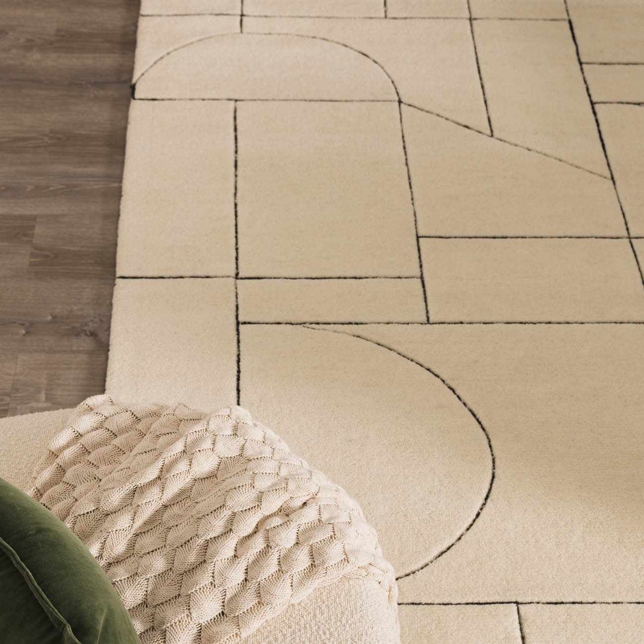 Fusao Rose Cream Area Rug - Clearance - Image 16
