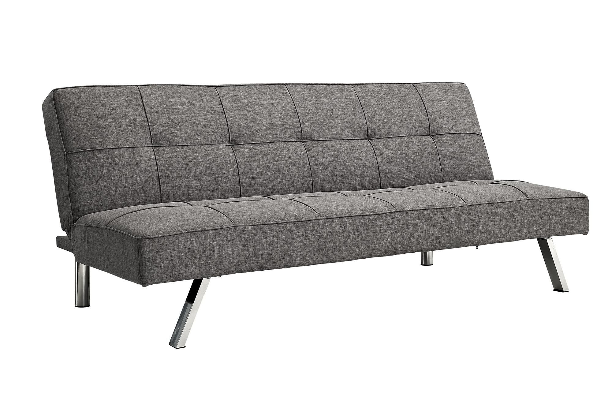 Futon Sofa Bed - Dark Gray - Image 4
