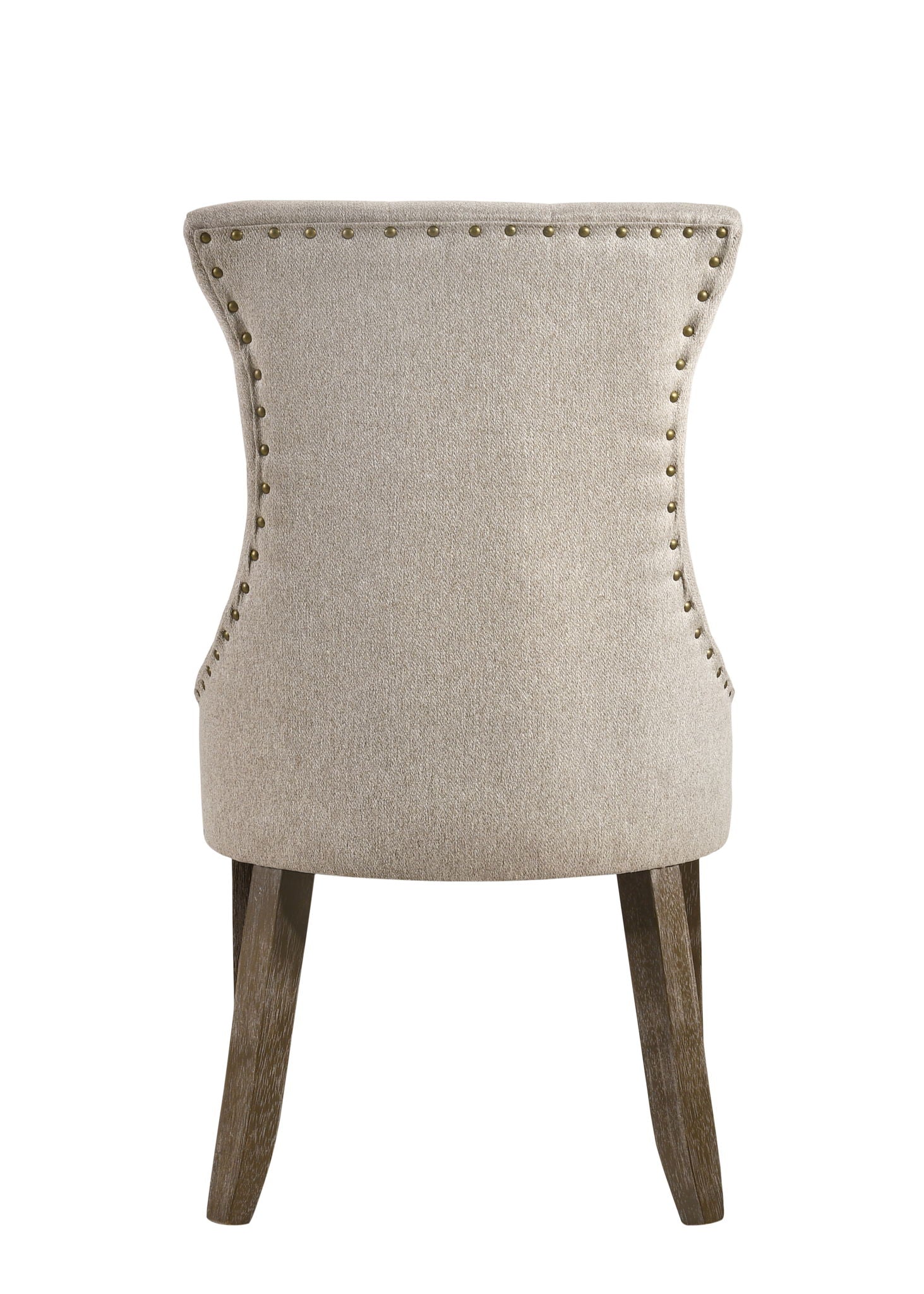 Gabrian - Two Tone Reclaimed Side Chair (Set of 2) - Beige / Gray - Image 3