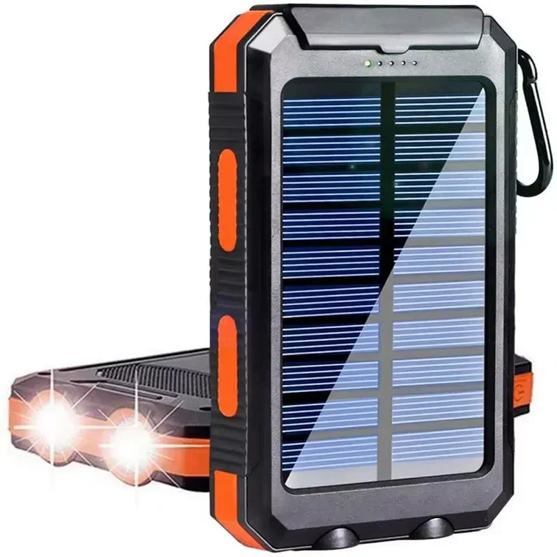 Gaiaray 30000mAh Solar Power Bank Dual USB Waterproof LED Outdoor Travel Charger - Image 8