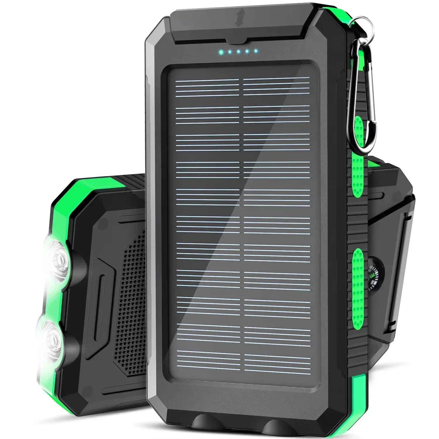 Gaiaray 30000mAh Solar Power Bank Dual USB Waterproof LED Outdoor Travel Charger - Image 9