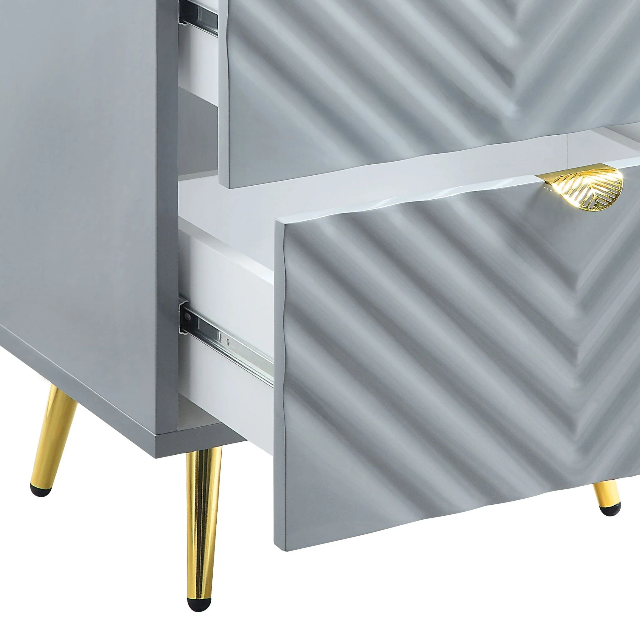 Gaines - High Gloss Nightstand - Image 7